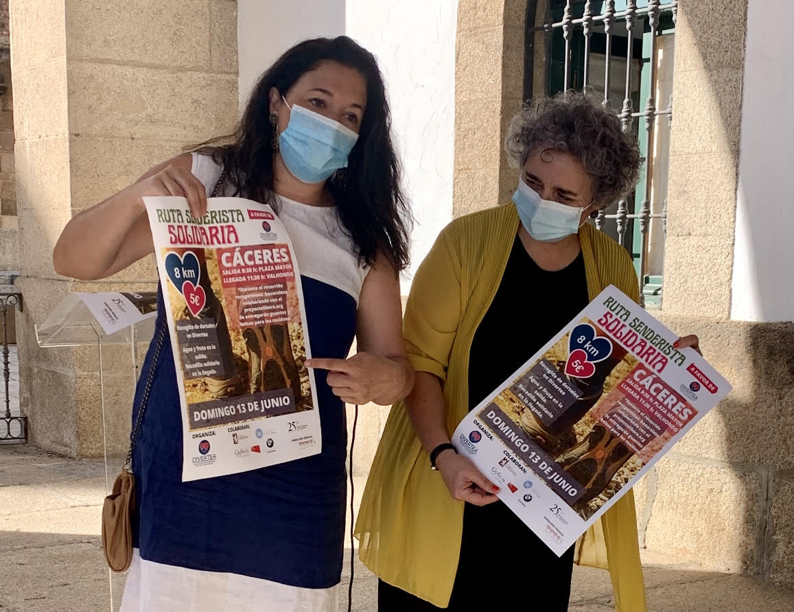 El Ayuntamiento destaca la labor de Divertea y anima a la ciudadanía a participar en la Ruta Senderista Solidaria