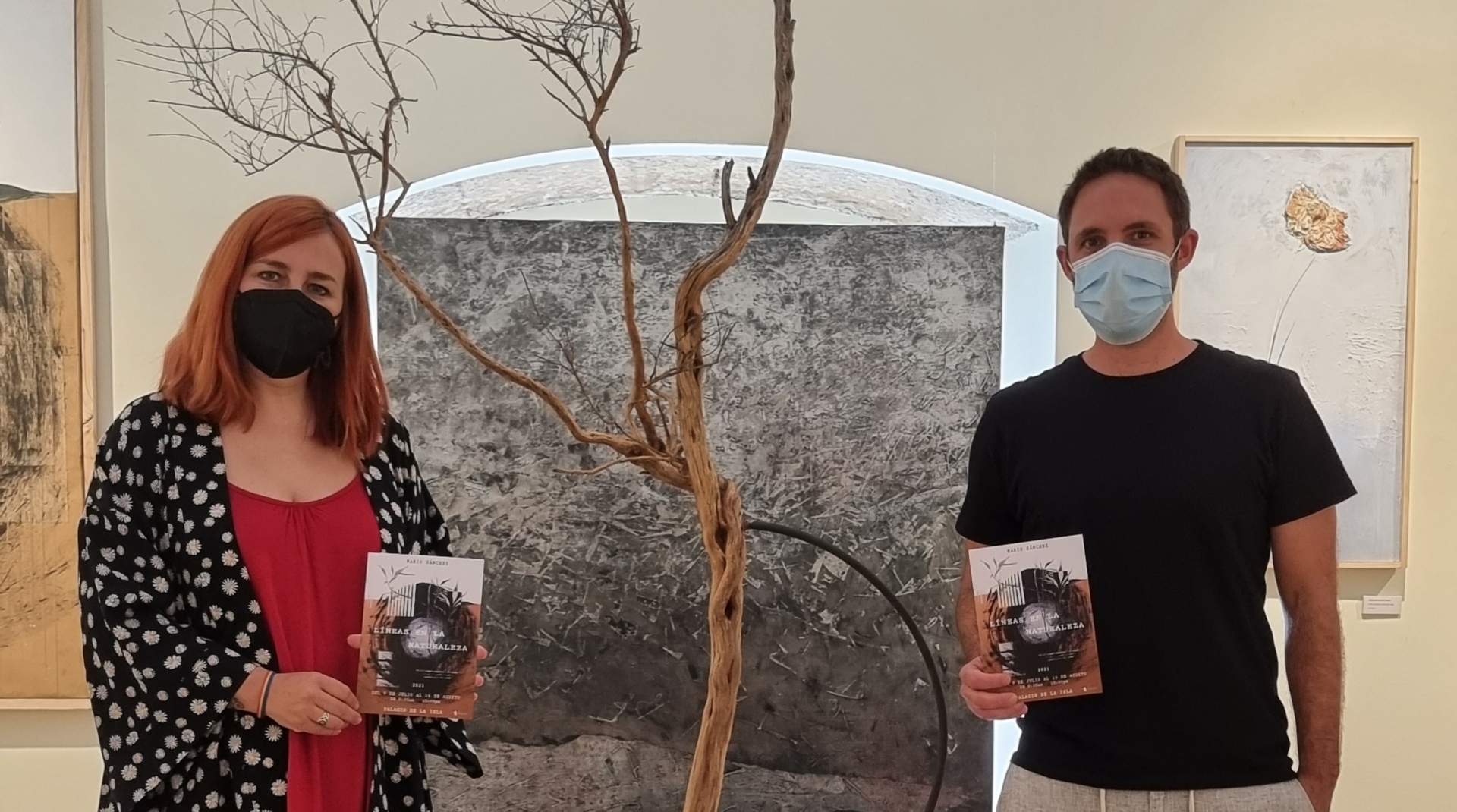 La exposición ‘Líneas en la Naturaleza’ ofrece un paseo por la naturaleza a través de diversos materiales y texturas