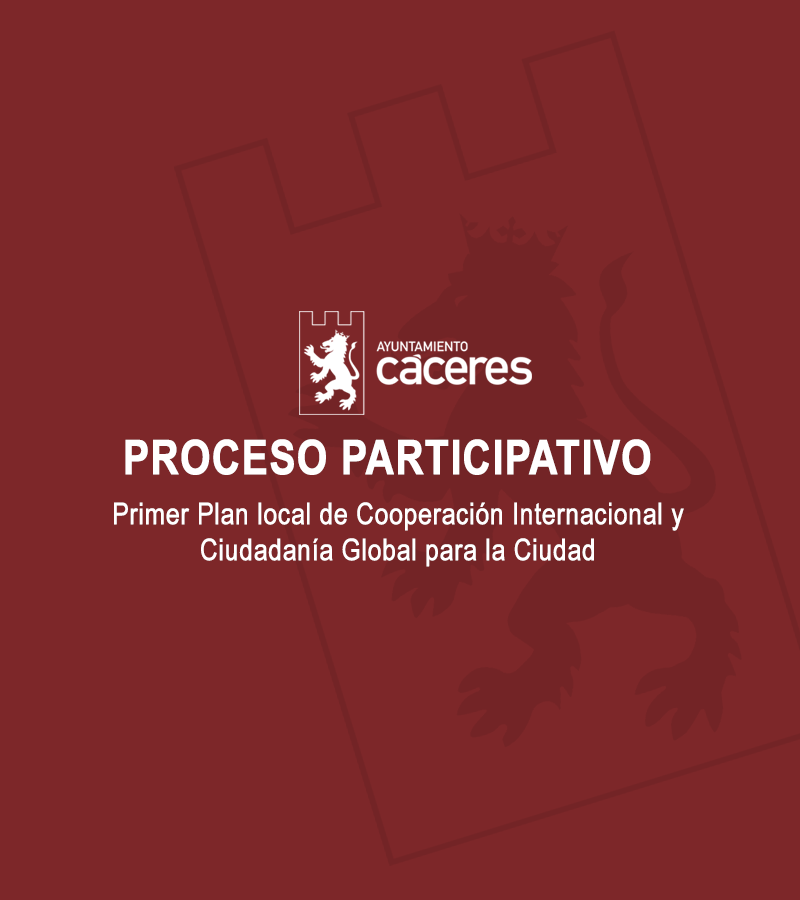 Proceso Participativo "Primer Plan local de Cooperación Internacional y Ciudadanía Global para la Ciudad"