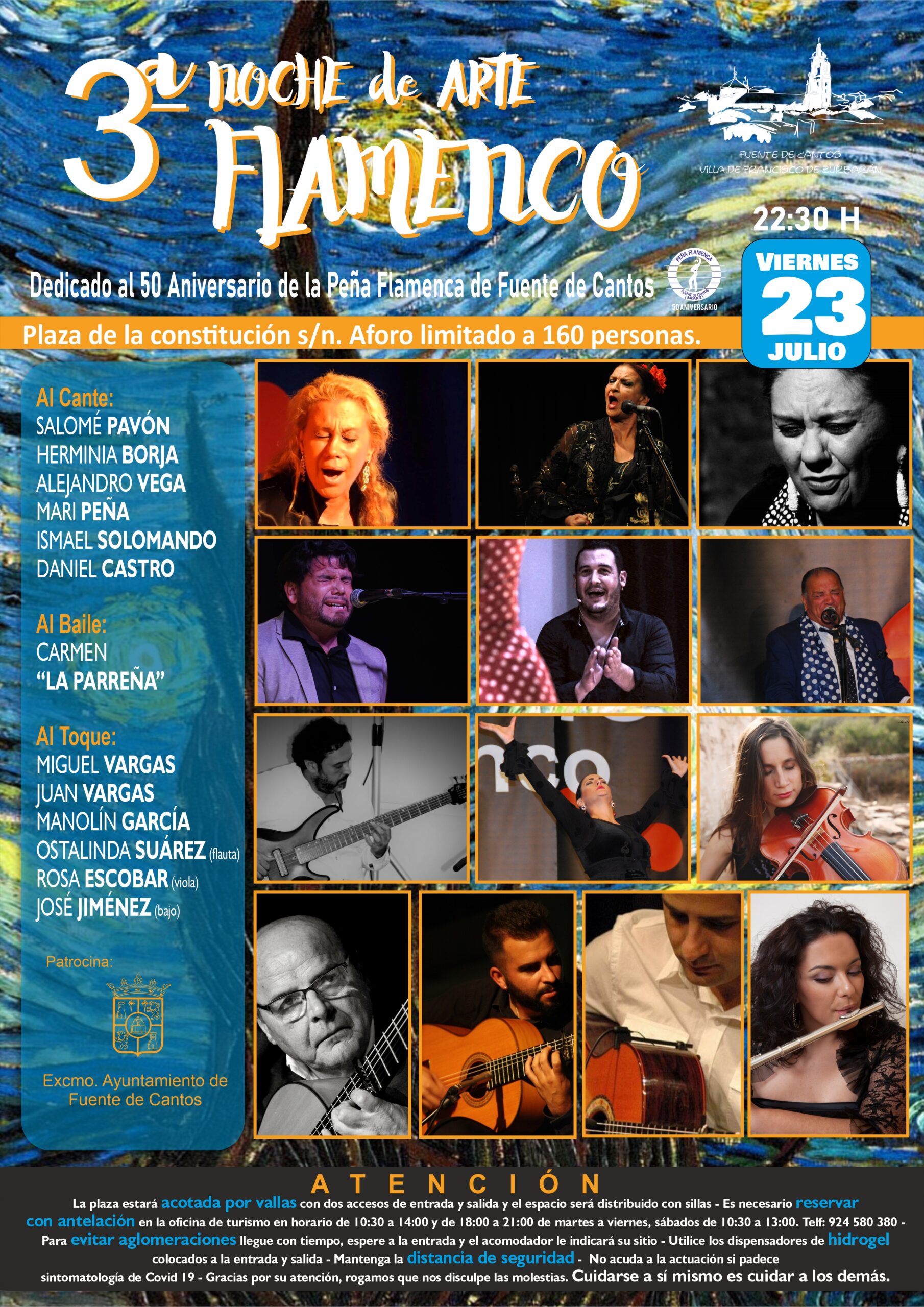 TERCERA NOCHE DE ARTE FLAMENCO #FUENTEDECANTOS #VERANOFDC21