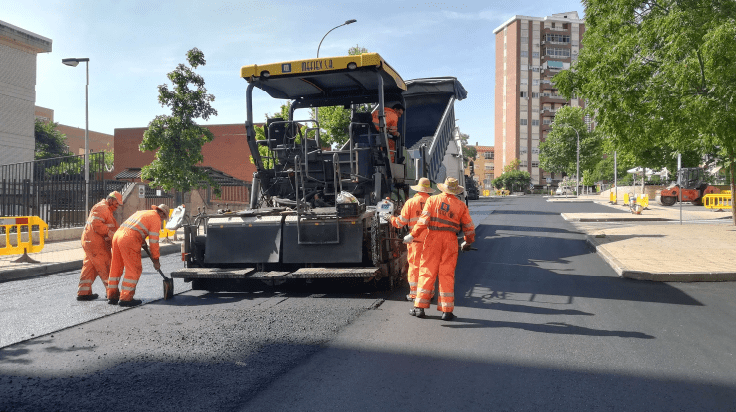 Continúa la segunda campaña de asfaltado de 2021