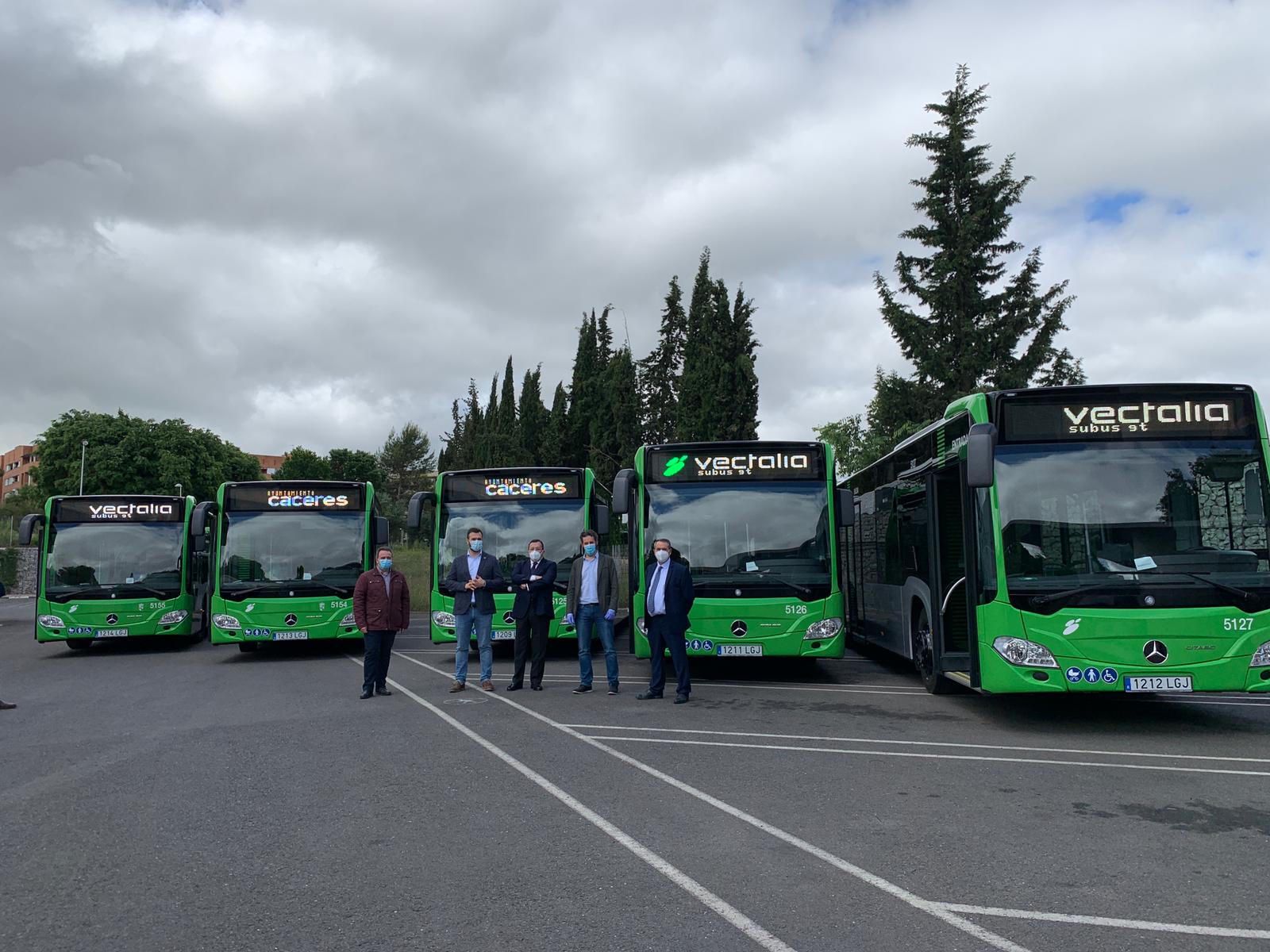 Vectalia prueba en Cáceres un autobús urbano 100% eléctrico de cero emisiones