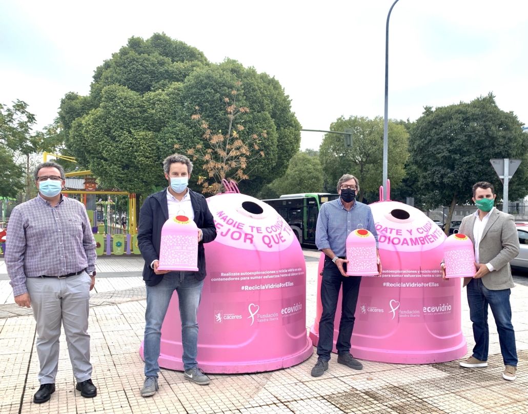 La campaña solidaria ‘Recicla Vidrio por Ellas’ recauda fondos para proyectos de prevención del cáncer de mama a través del reciclaje de vidrio