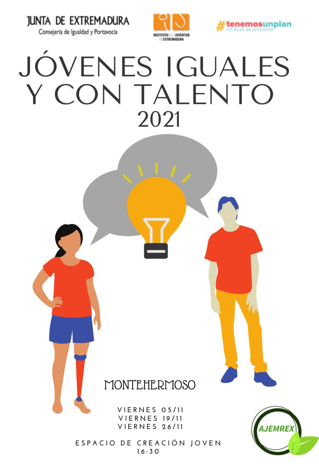 Taller Jóvenes Iguales y Con Talento – Excmo. Ayuntamiento de Montehermoso