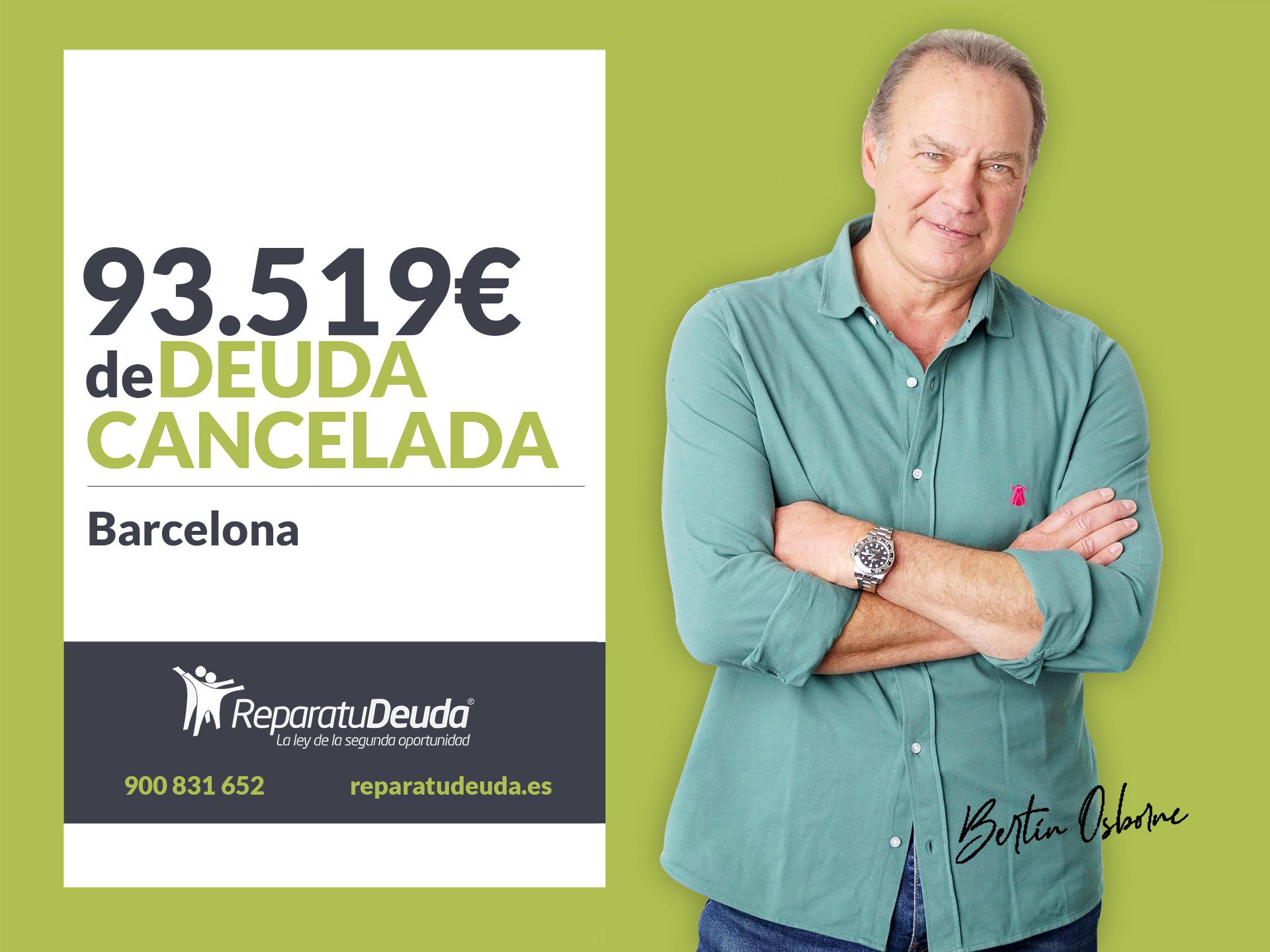 Repara tu Deuda Abogados cancela 93.519€ en Barcelona (Catalunya) con la Ley de Segunda Oportunidad