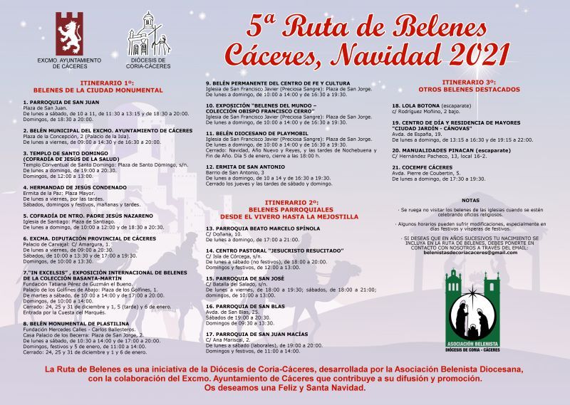 V Ruta de Belenes «Ciudad de Cáceres»