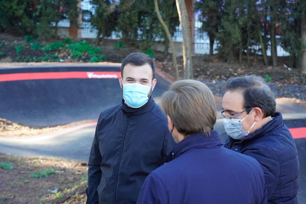Finalizan las obras del carril bici y el pump-track del Parque del Parque del Príncipe