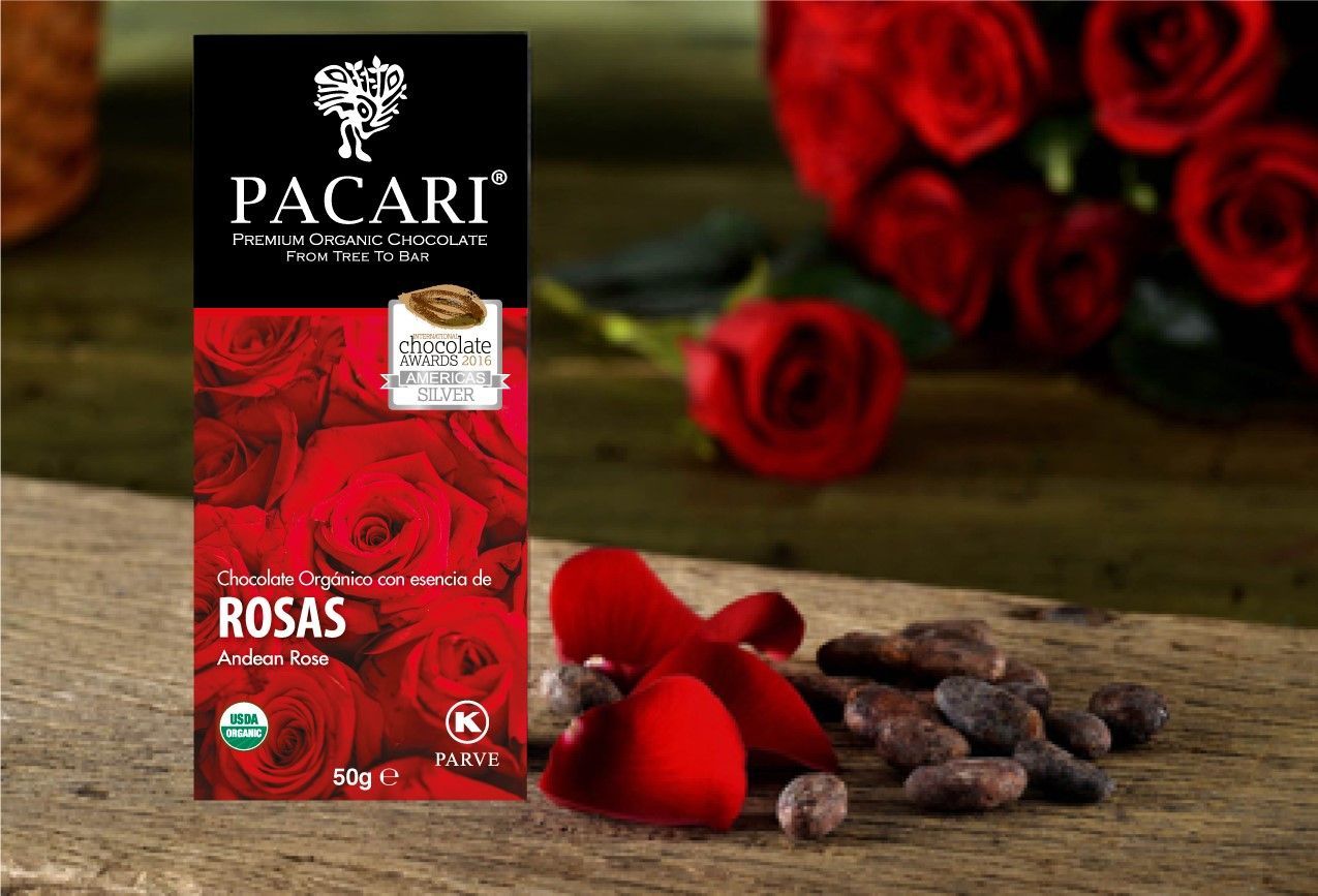 Tres chocolates PACARI para tres tipos de amores
