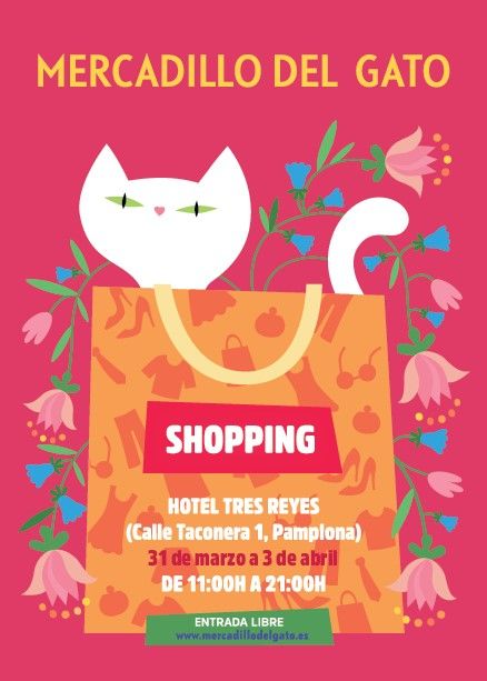 El Mercadillo del Gato vuelve a Pamplona del 31 de marzo al 3 de abril