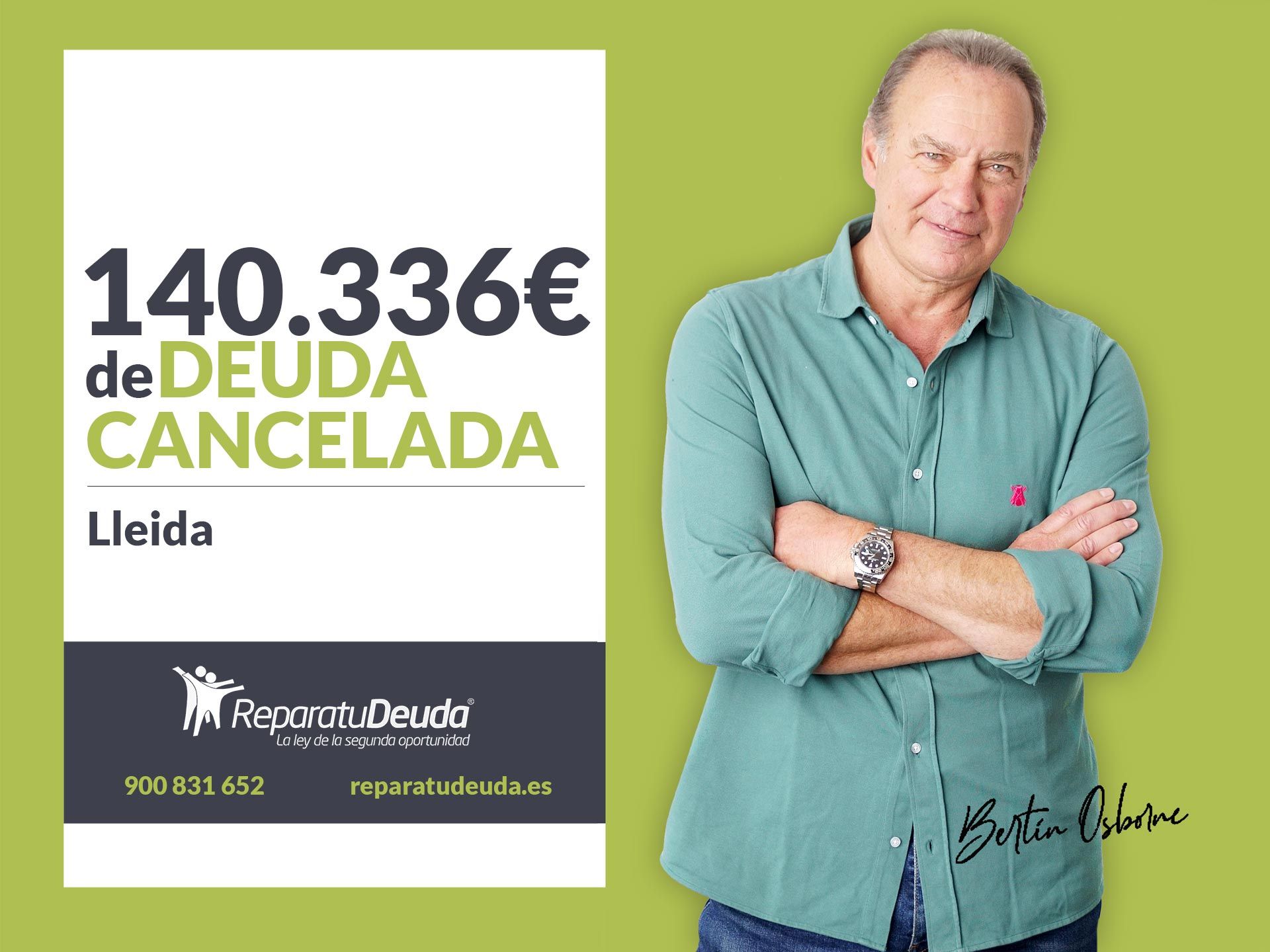 Repara tu Deuda Abogados cancela 140.336€ en Lleida (Catalunya) con la Ley de Segunda Oportunidad