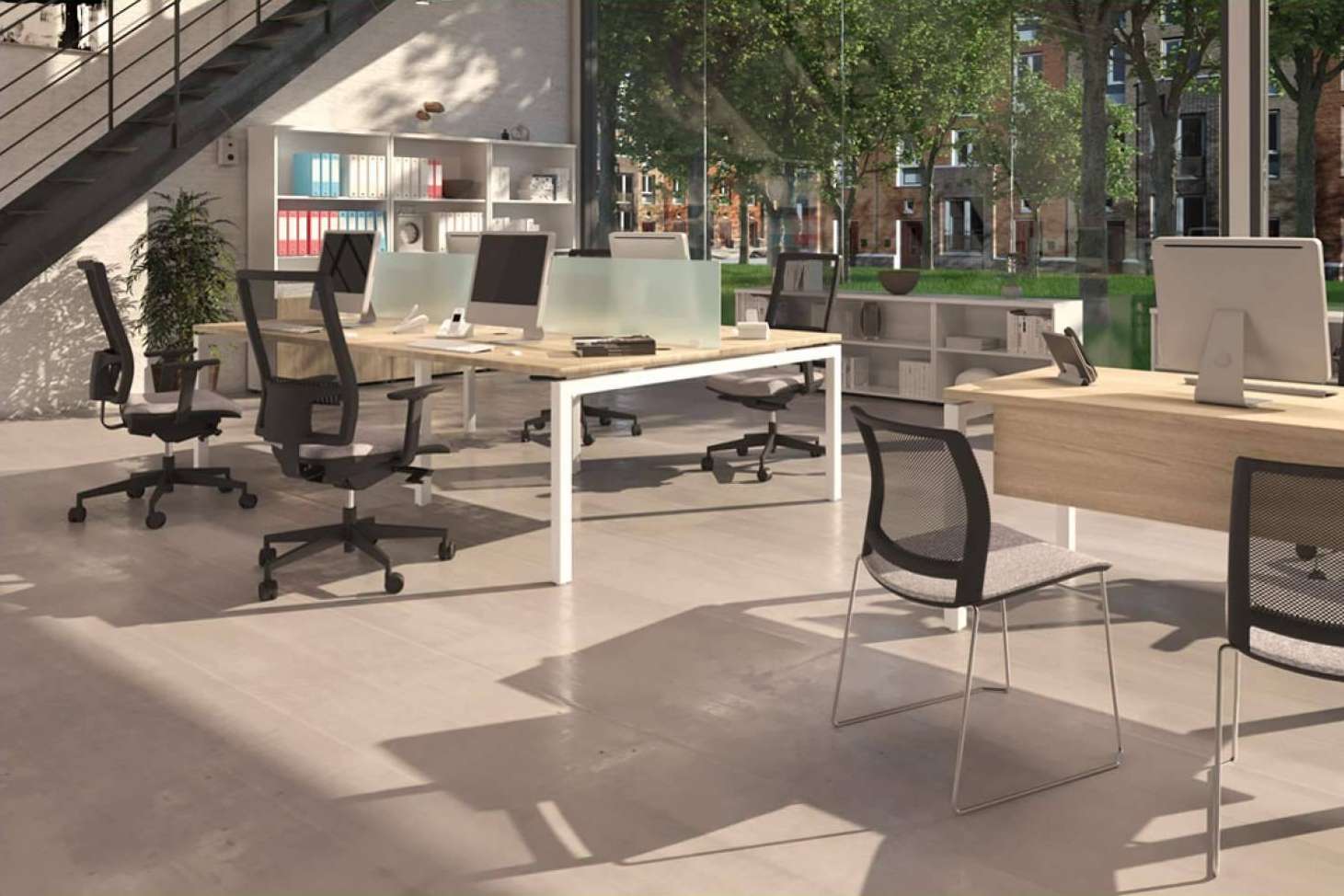 Arquitectos, decoradores e interioristas para crear un espacio de trabajo óptimo e ideal a través de Office Deco