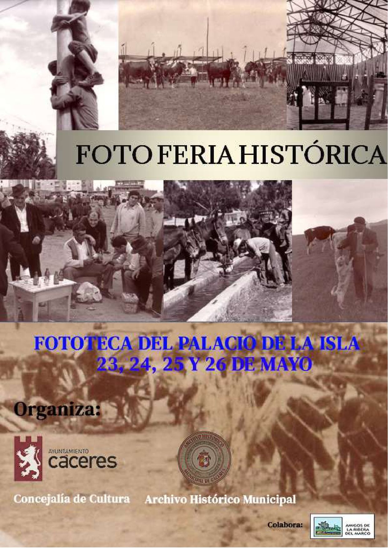 Cáceres recuerda el pasado ganadero y comercial de las ferias y fiestas de San Fernando con una exposición virtual en el Palacio de la Isla