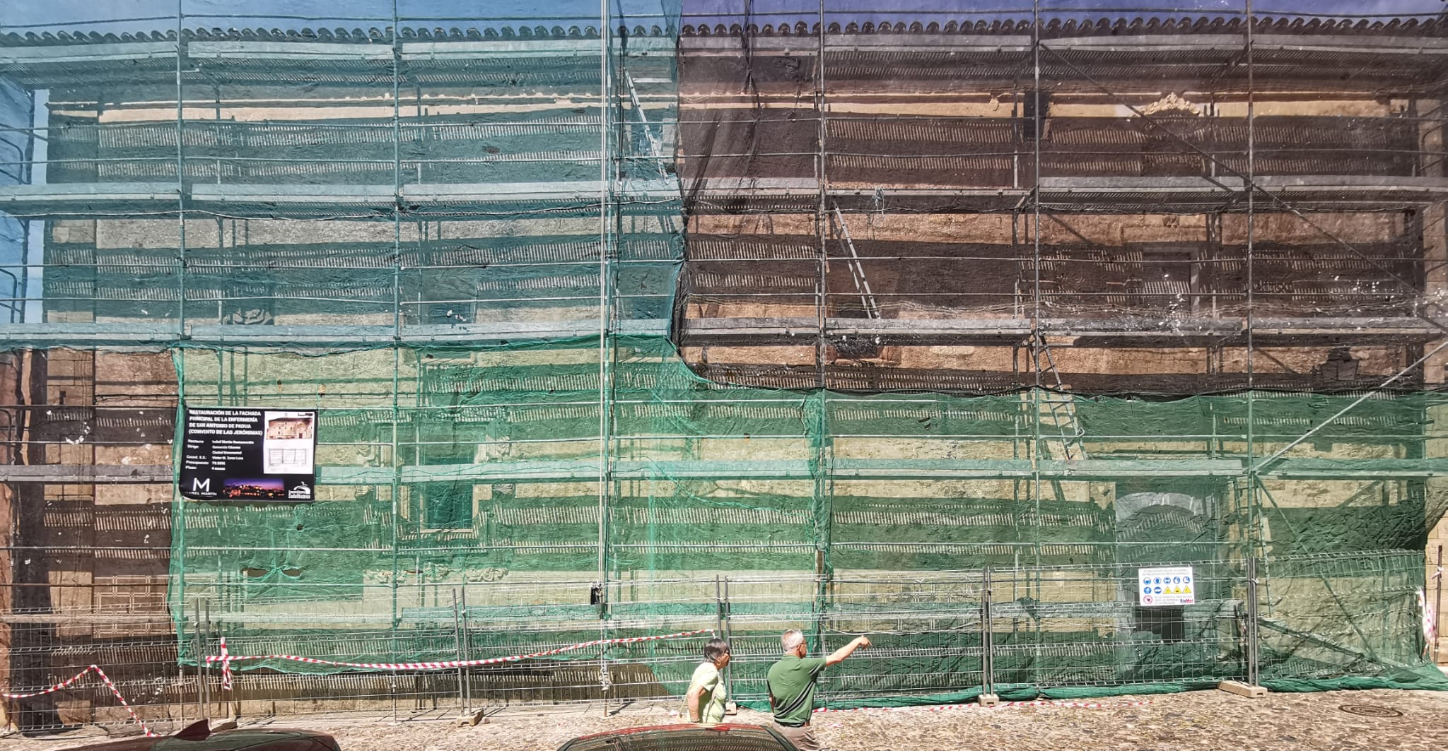 El Consorcio Cáceres Ciudad Histórica inicia las obras de restauración de la fachada principal del Convento de las Jerónimas