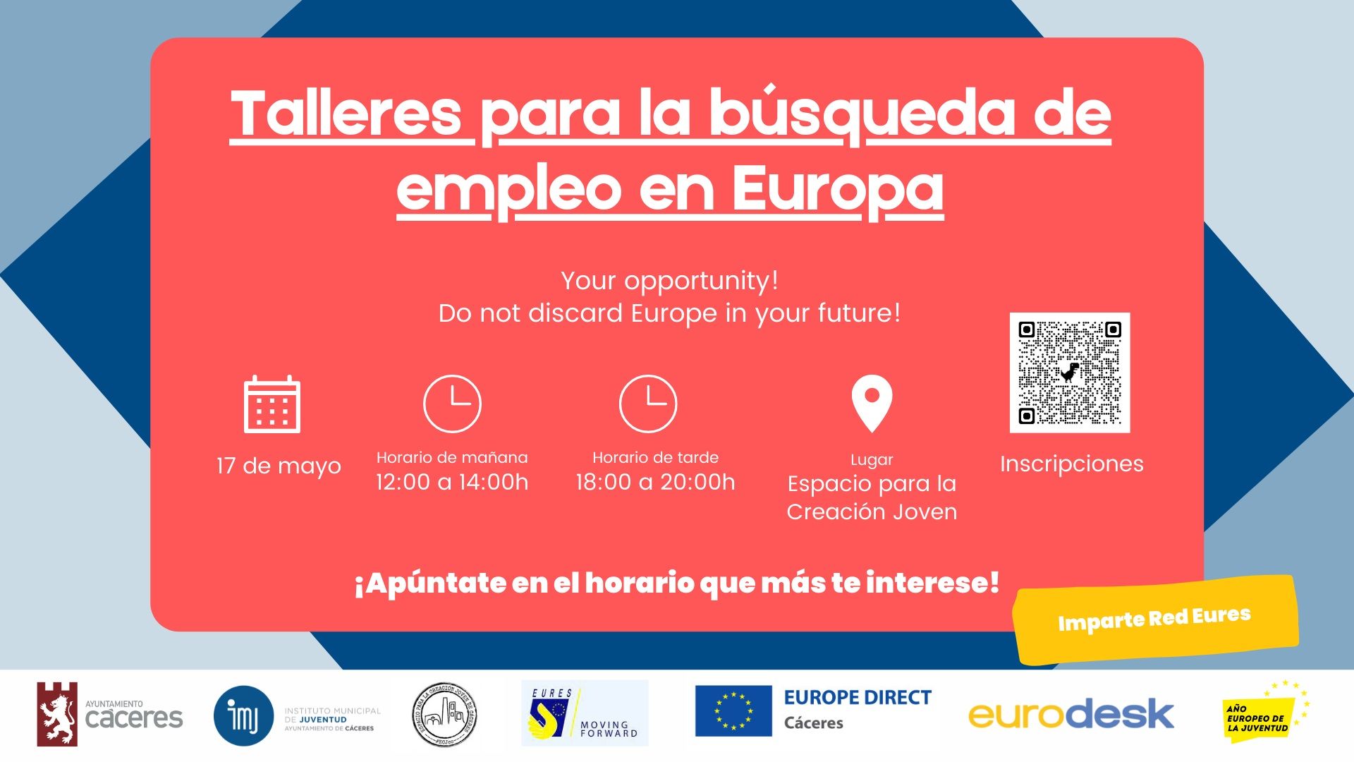 El Instituto Municipal de Juventud organiza jornadas para la Búsqueda de Empleo en Europa