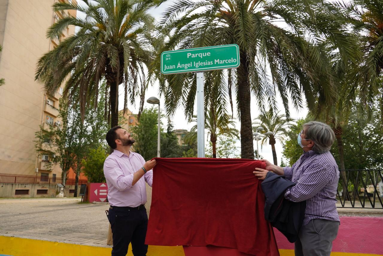 El alcalde cacereño Juan Iglesias Marcelo ya tiene su parque
