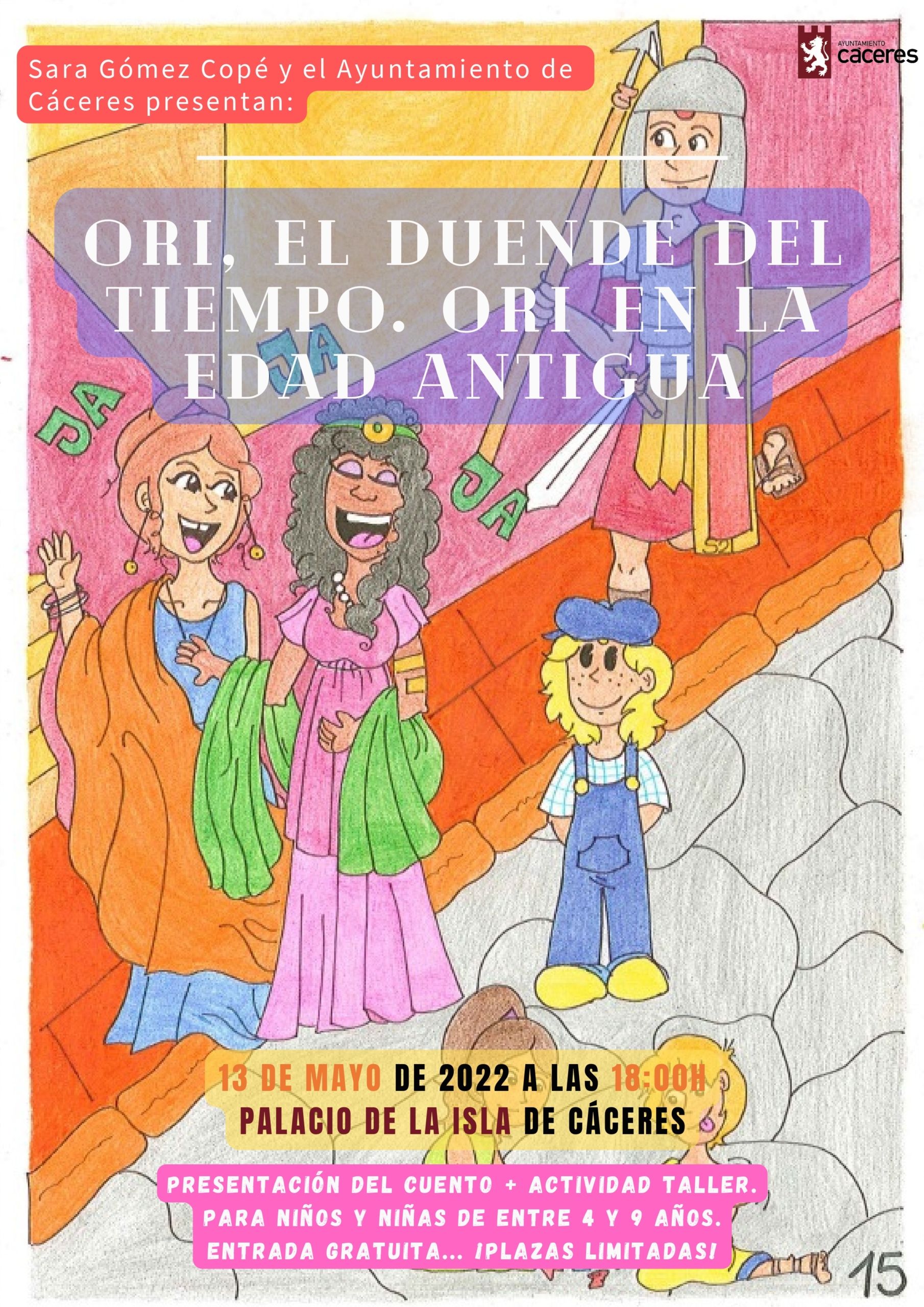 Un cuento y un taller inician a la infancia en las épocas históricas que se ven en la Educación Primaria