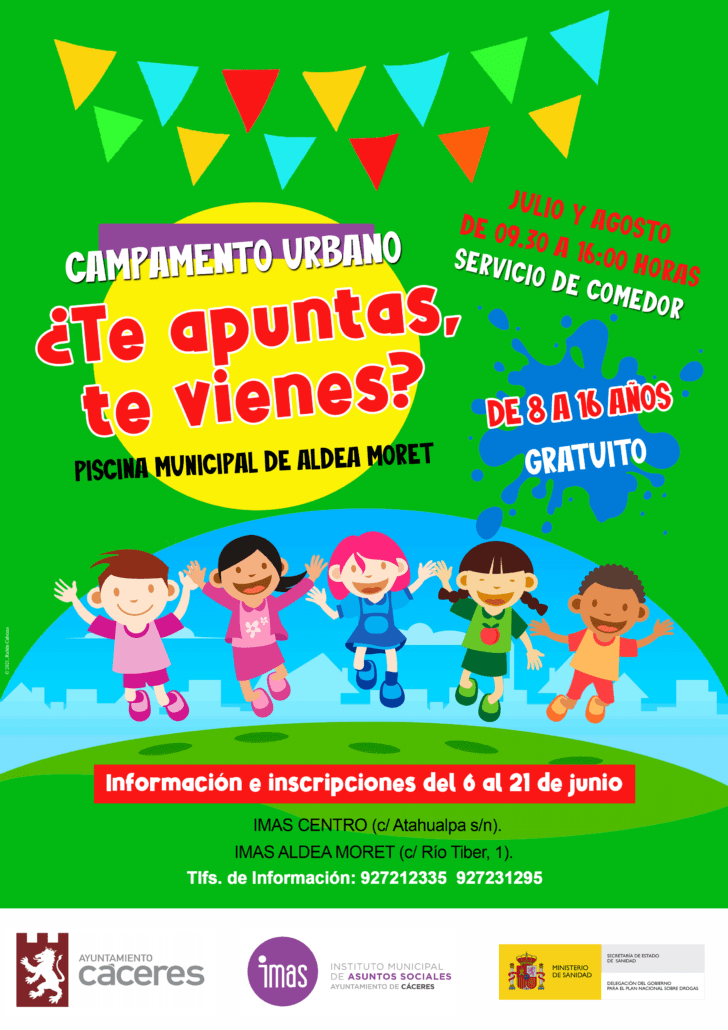 Campamento urbano ‘¿Te apuntas, te vienes?’, en Aldea Moret 2022