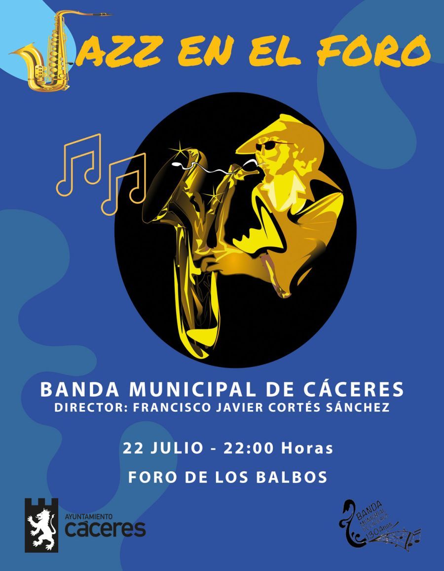 La Banda Municipal de Música se sumerge en el jazz con un concierto en el Foro de los Balbos