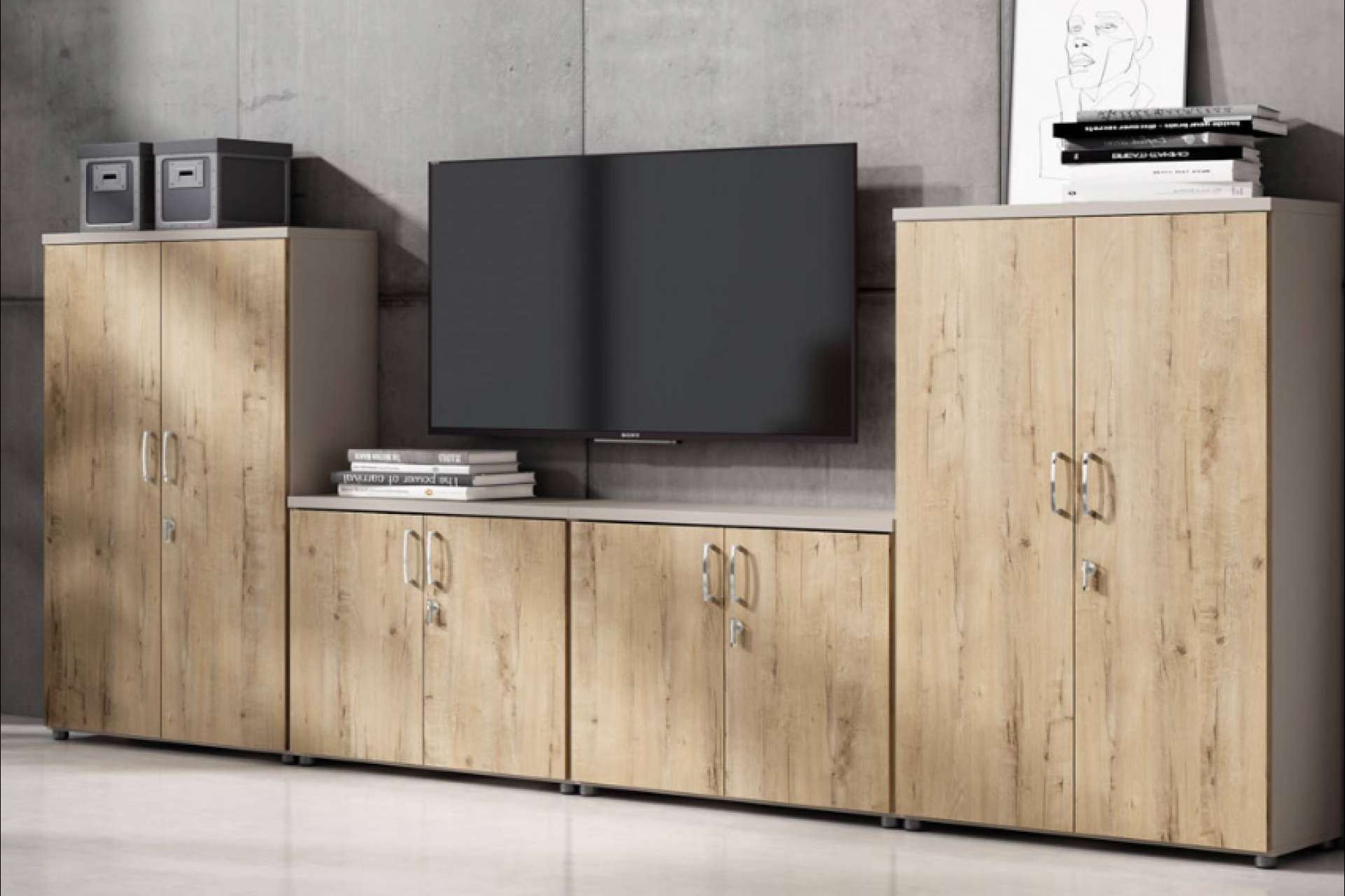 Archivar con las librerías y armarios de oficina del catálogo de Office Deco