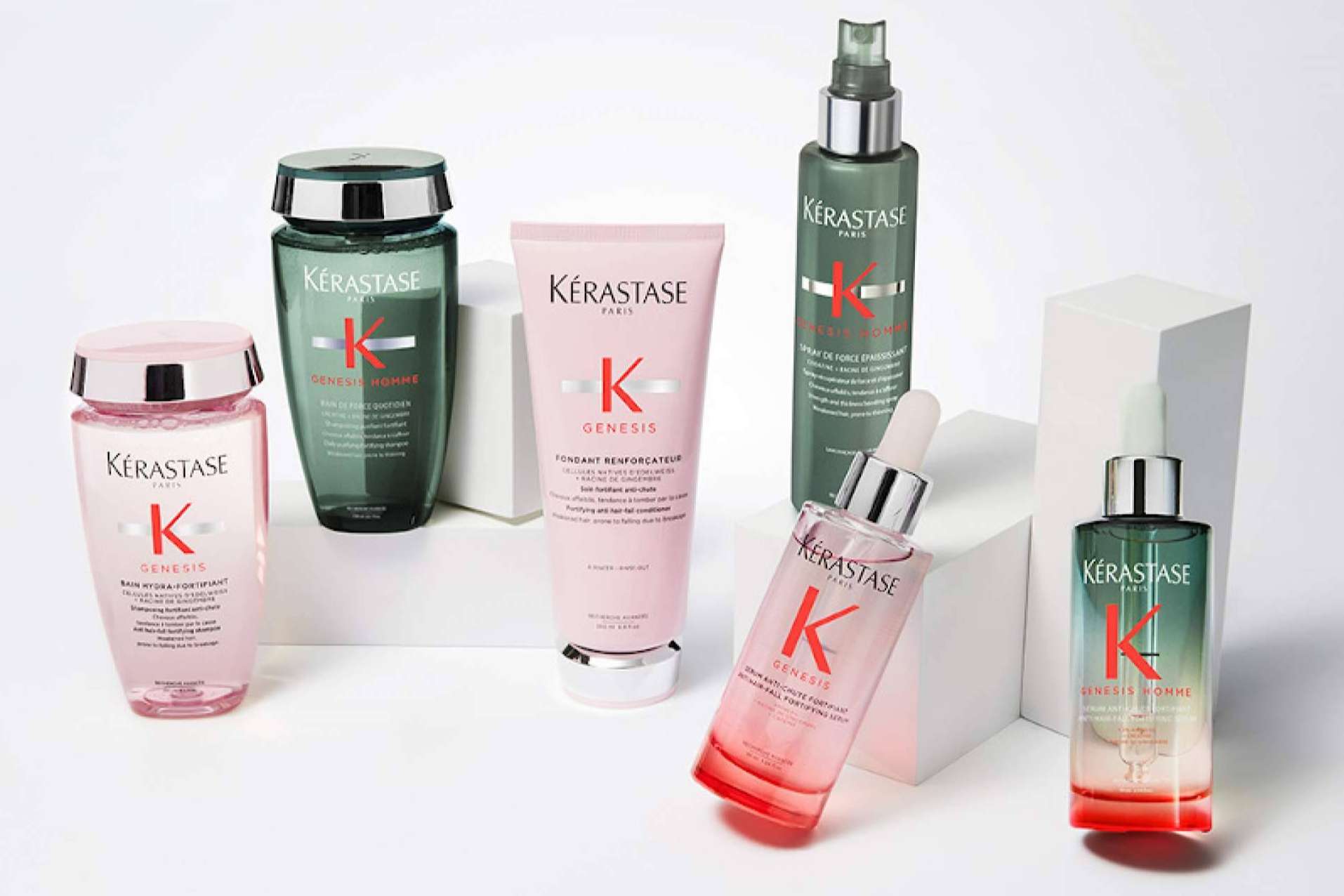 Genesis Homme de Kérastase, la línea anticaída específica disponible en Llarcó