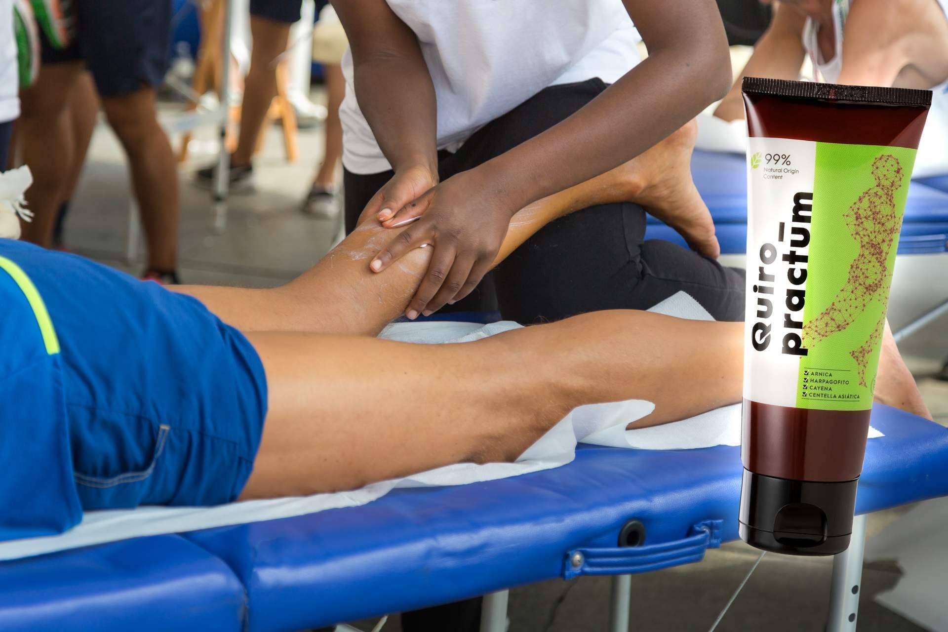 Masaje deportivo con Quiropractum, una buena forma de preparar los músculos antes del deporte