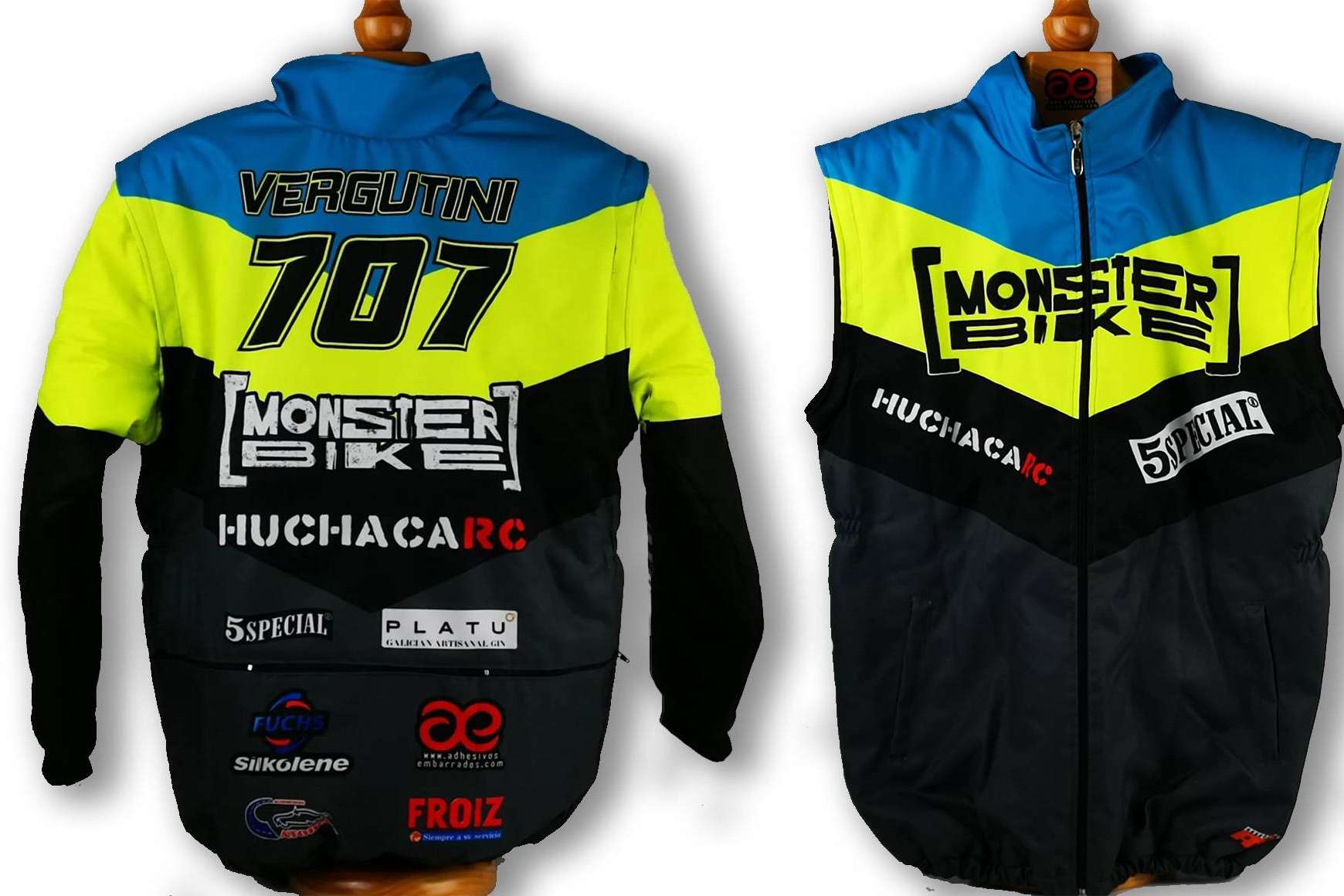 Equipaciones para moto offroad personalizadas con ADHESIVOSEMBARRADOS