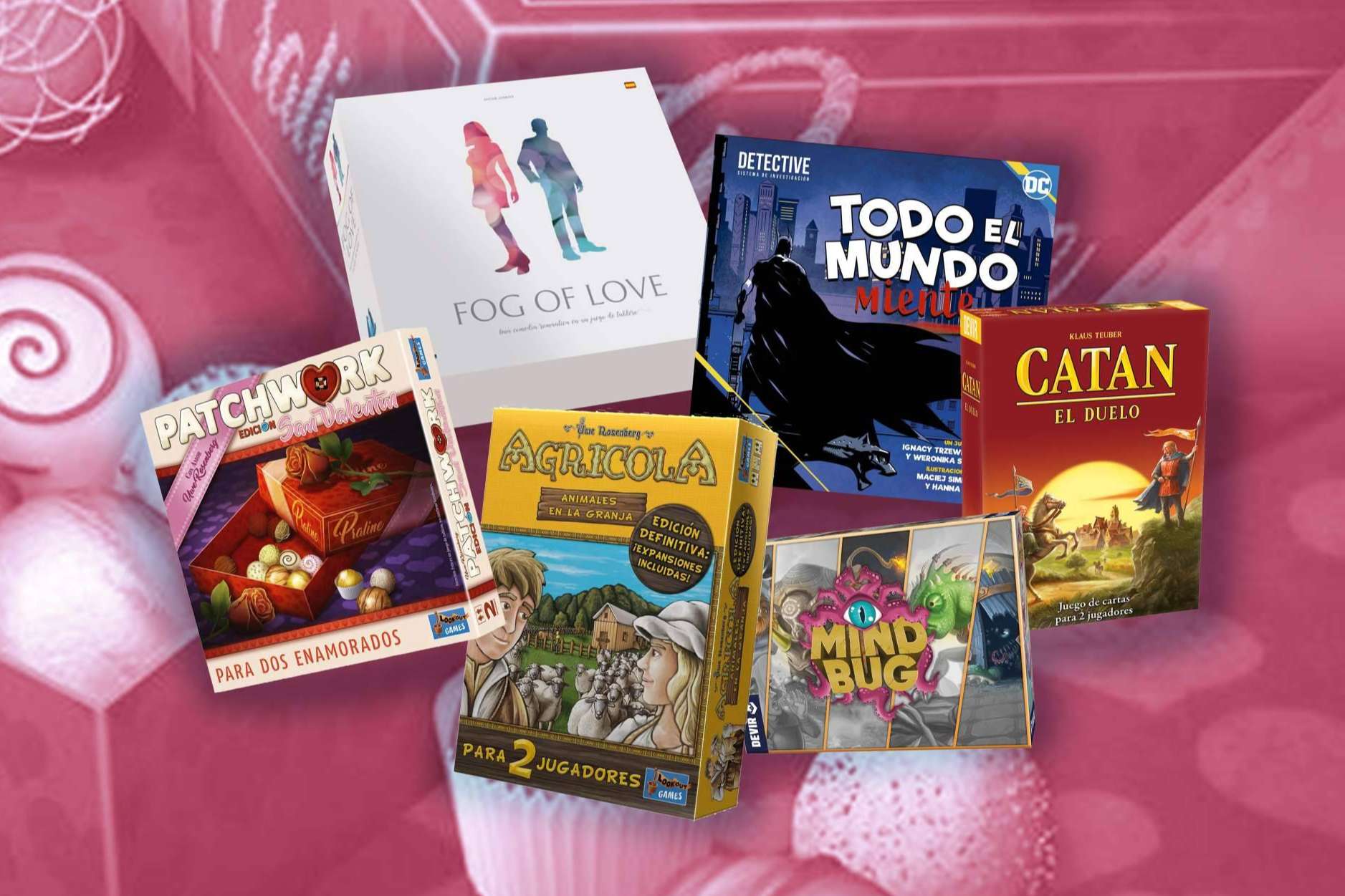 Regalar juegos de mesa para dos originales y divertidos en San Valentín