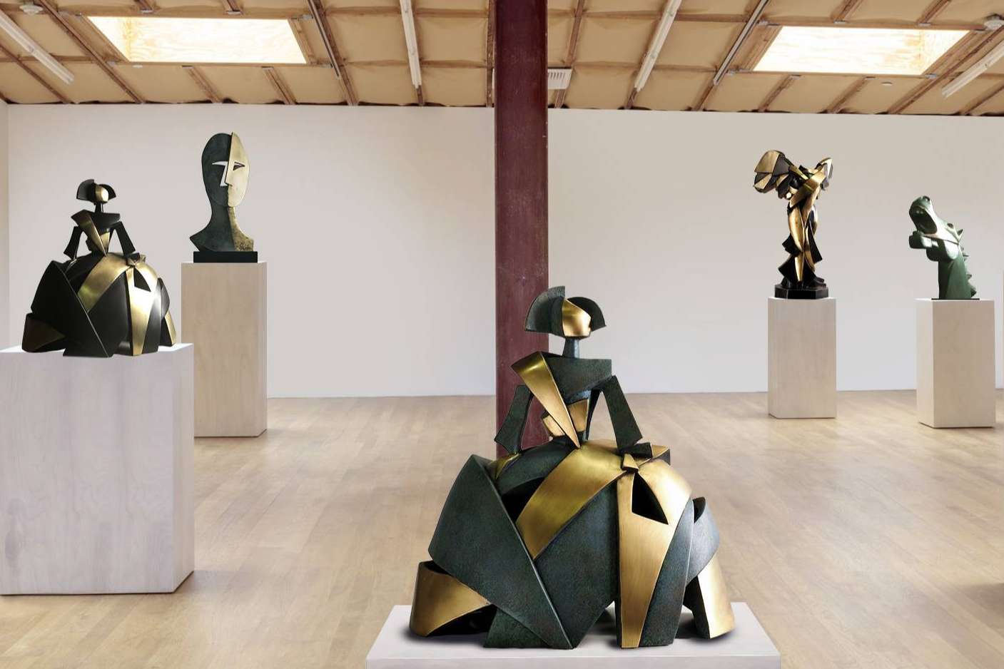 Miguel Guía y su portafolio de la escultura cubista