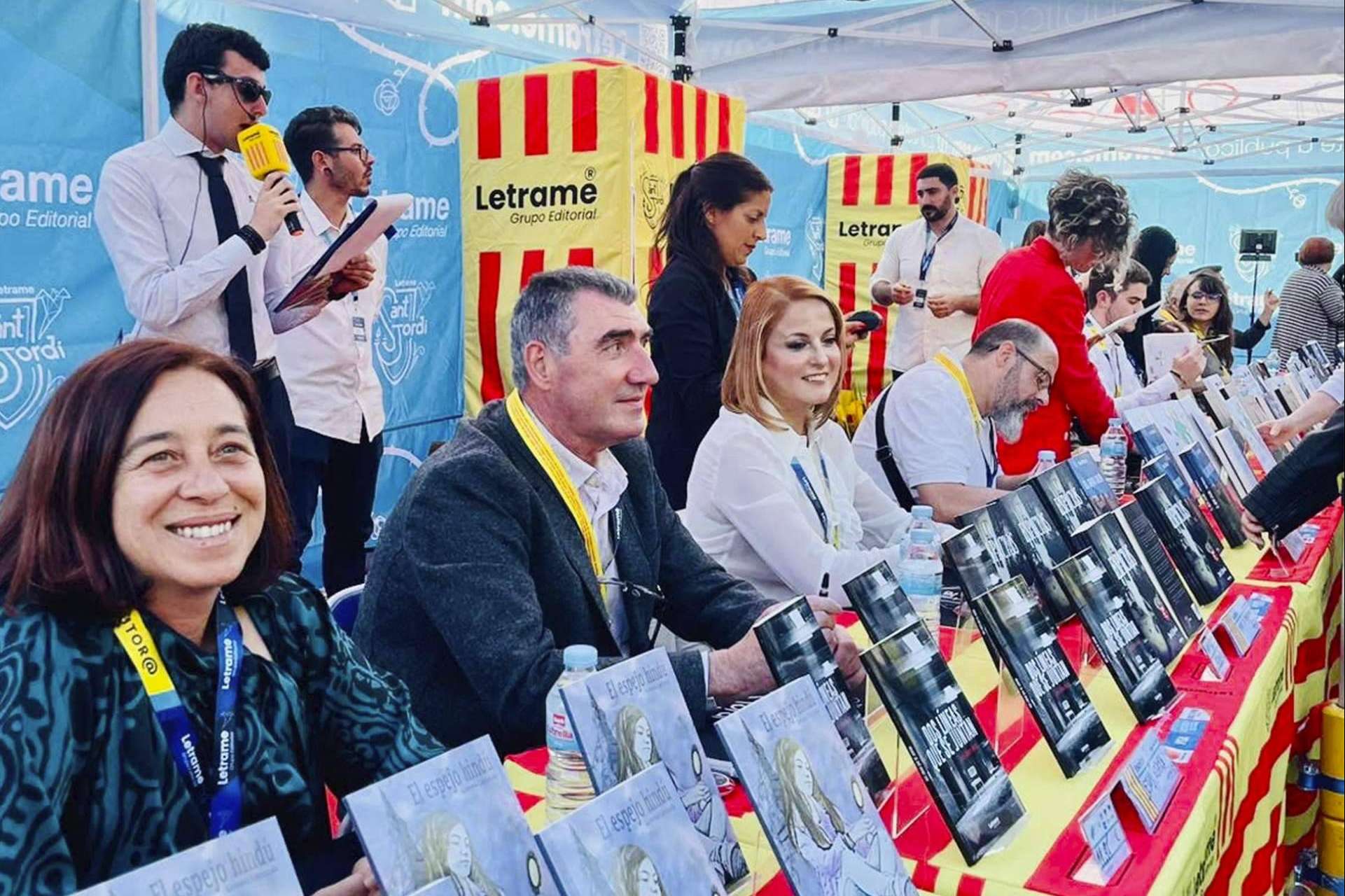 El exitoso Sant Jordi de Letrame, sus autores baten récords de ventas