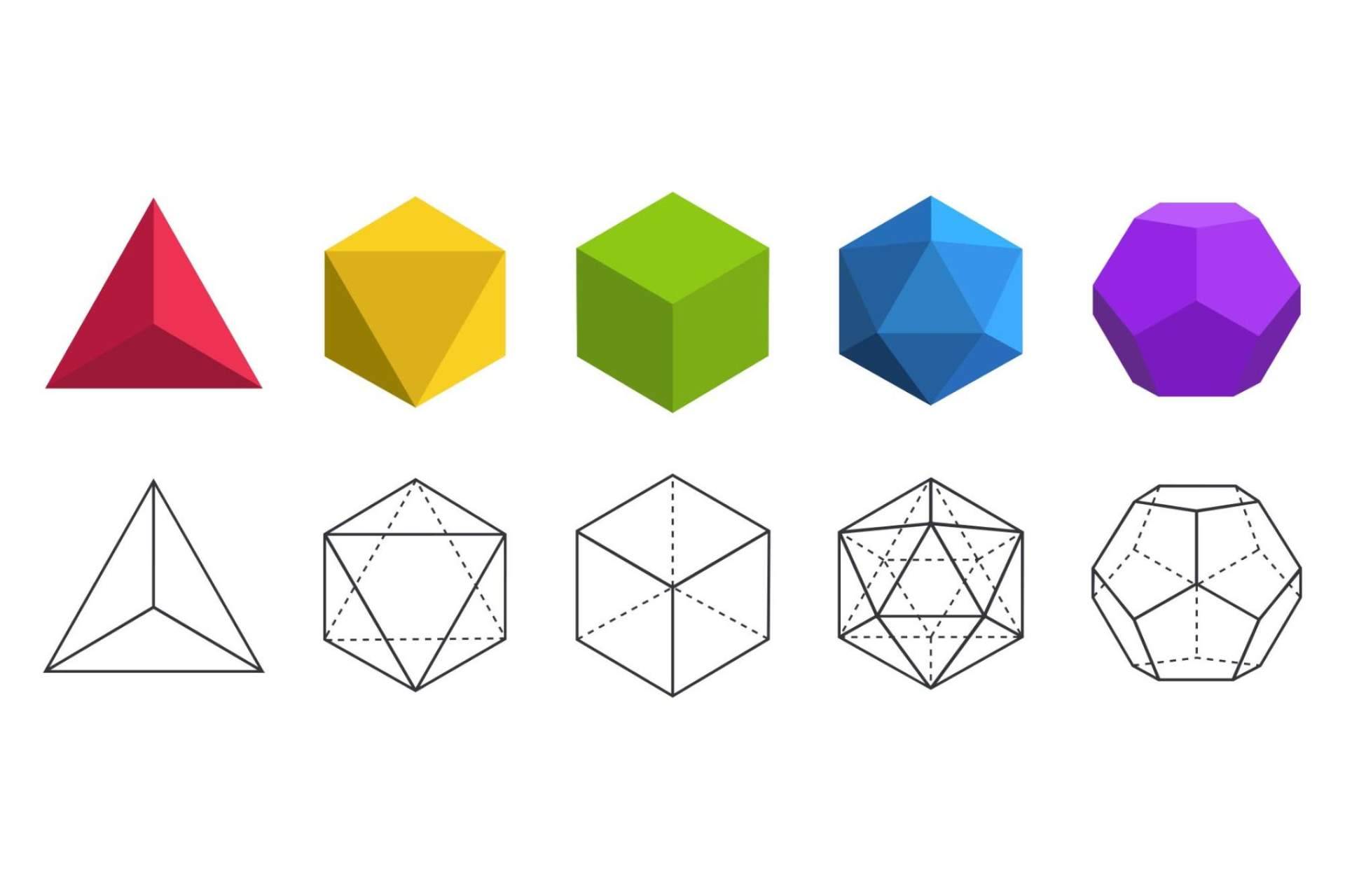 Las características de los sólidos platónicos, por Espacio de Geometría Sagrada