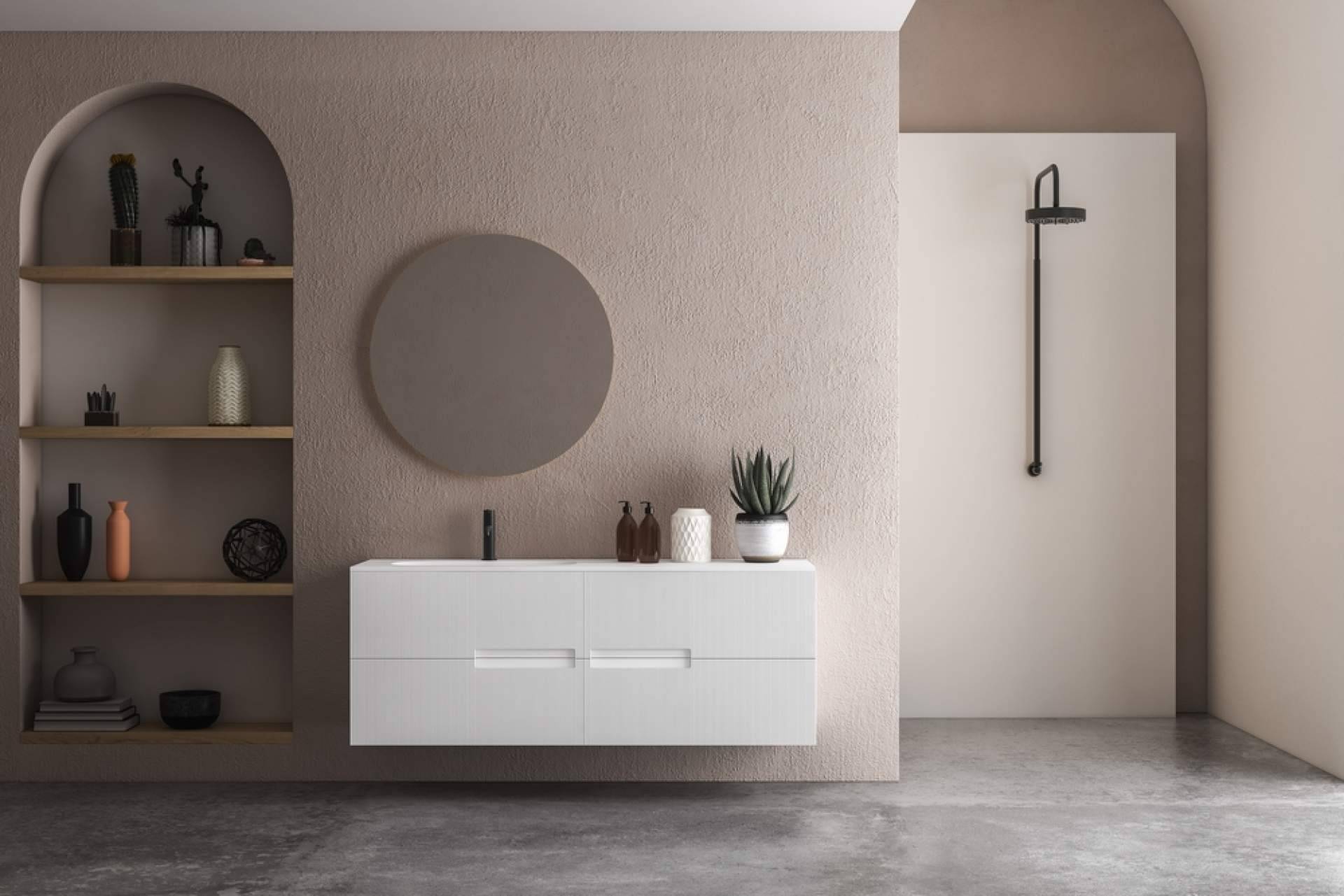 ¿Cuándo elegir muebles de baño suspendidos o con patas?, por Bañoweb