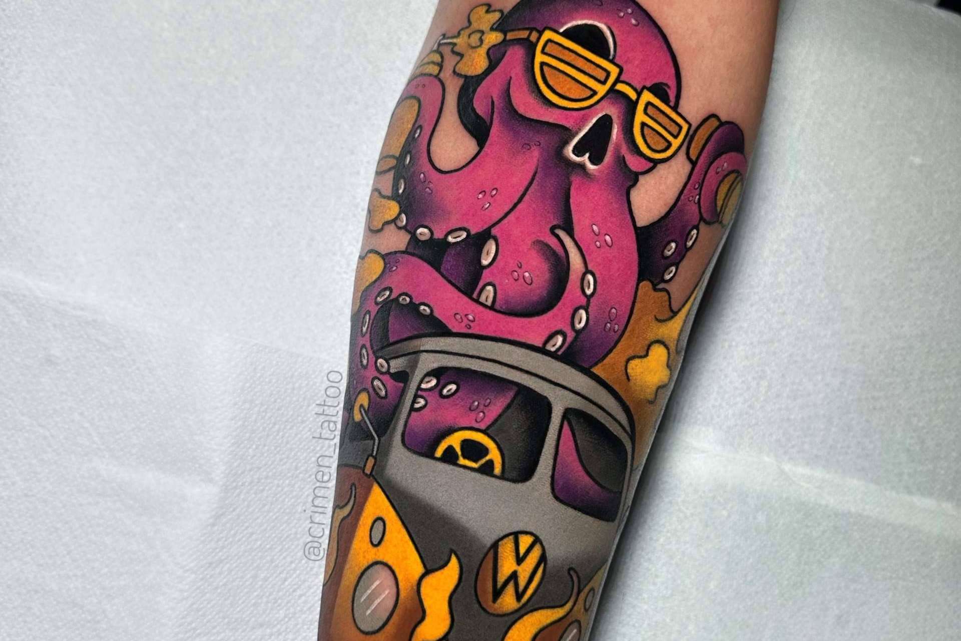 Tattoo neotraditional en Barcelona en Trip n'Tattoo