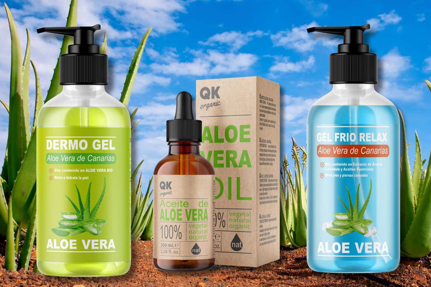 El empleo del aloe vera en cosmética y sus beneficios, por QKnatur