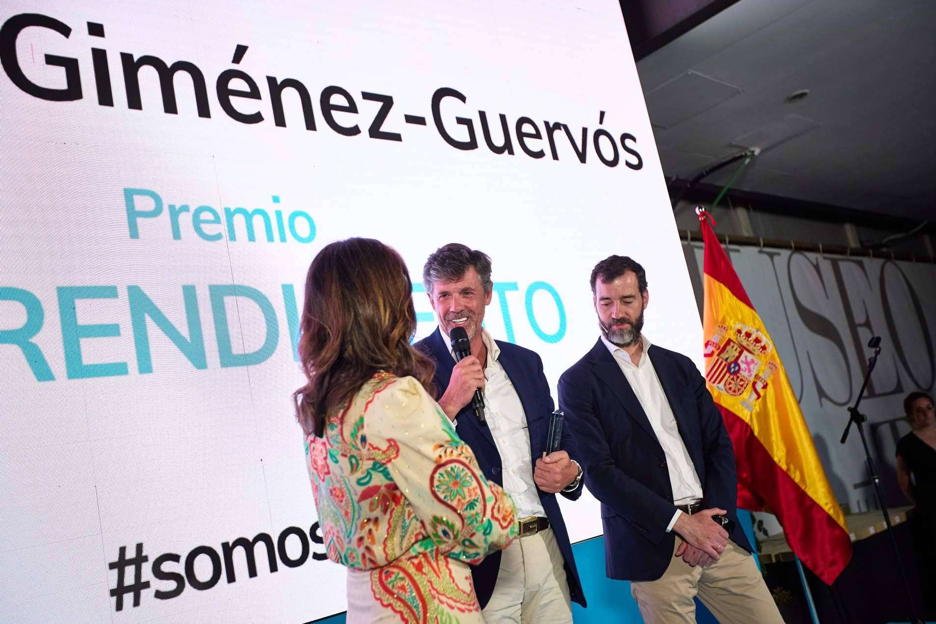 Fernando Giménez-Guervós es galardonado con el Premio al Emprendimiento del IME