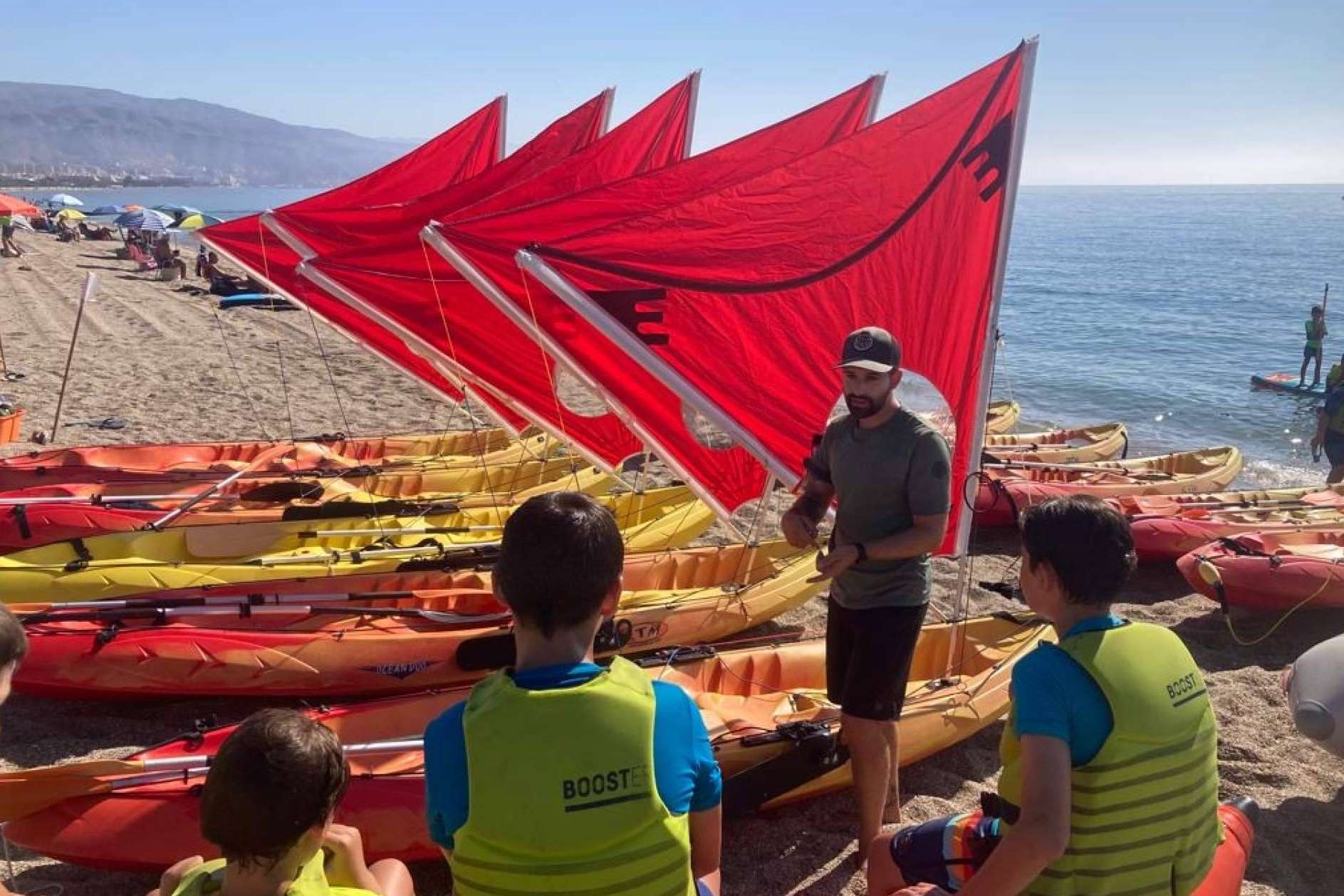 Vela Eola y sus productos para la práctica de windkayak y windpaddle