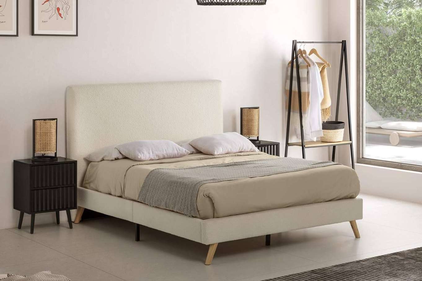 Camas tapizadas para dormitorios de matrimonio de Top mueble; estilo, comodidad y durabilidad