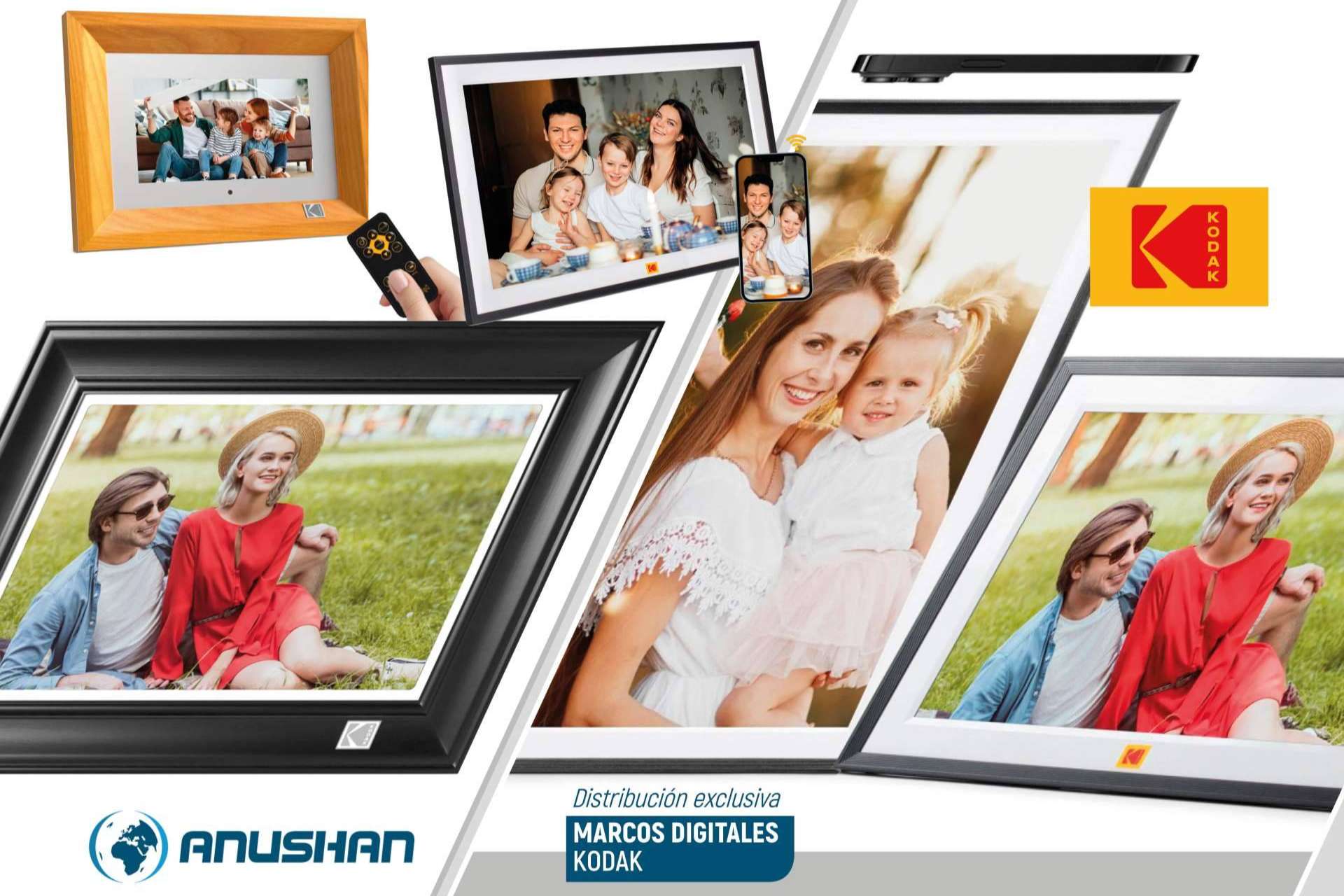 Anushan, distribuidor oficial de marcos digitales KODAK
