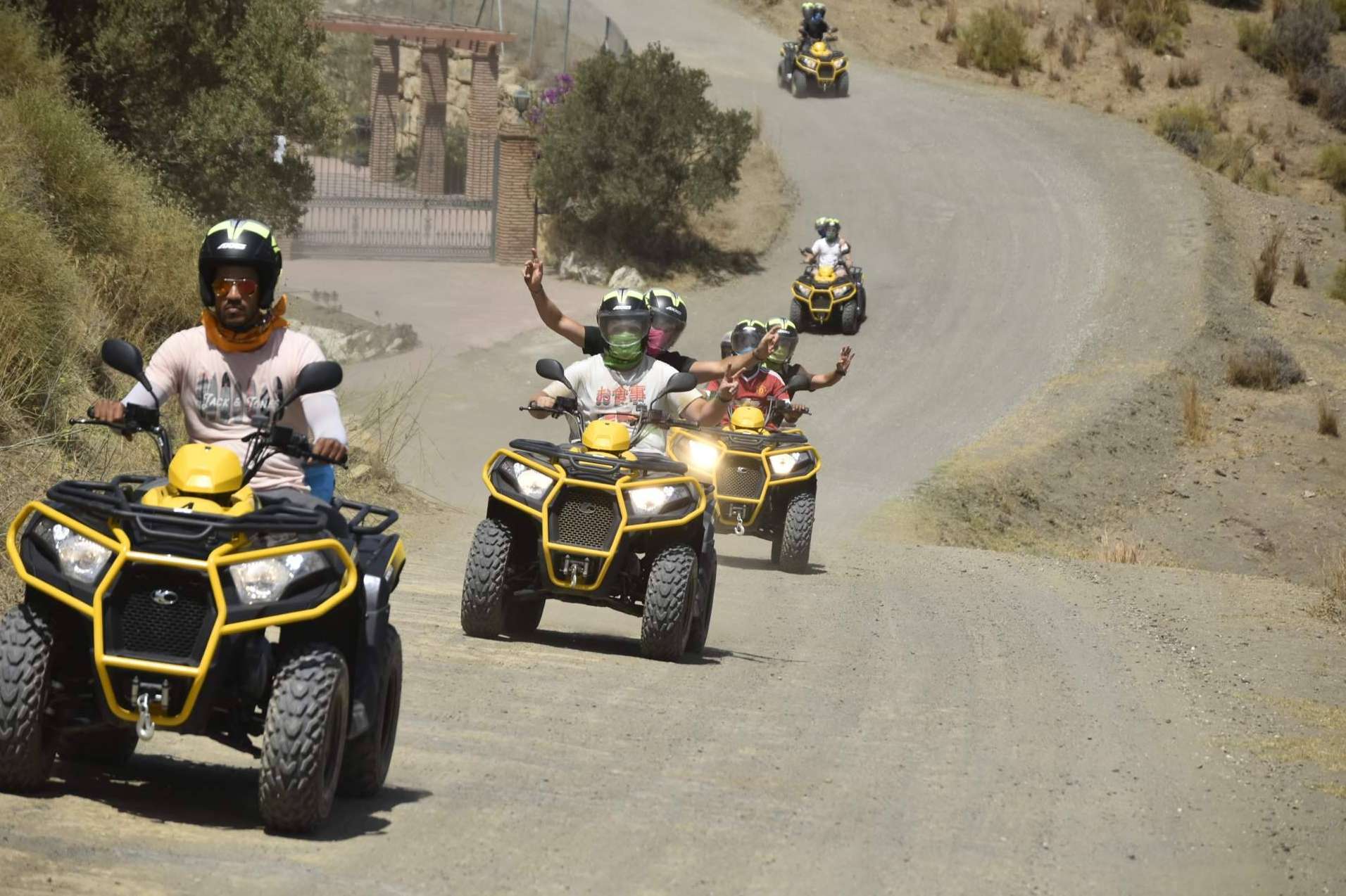 Rutas guiadas en quad para hacer team building