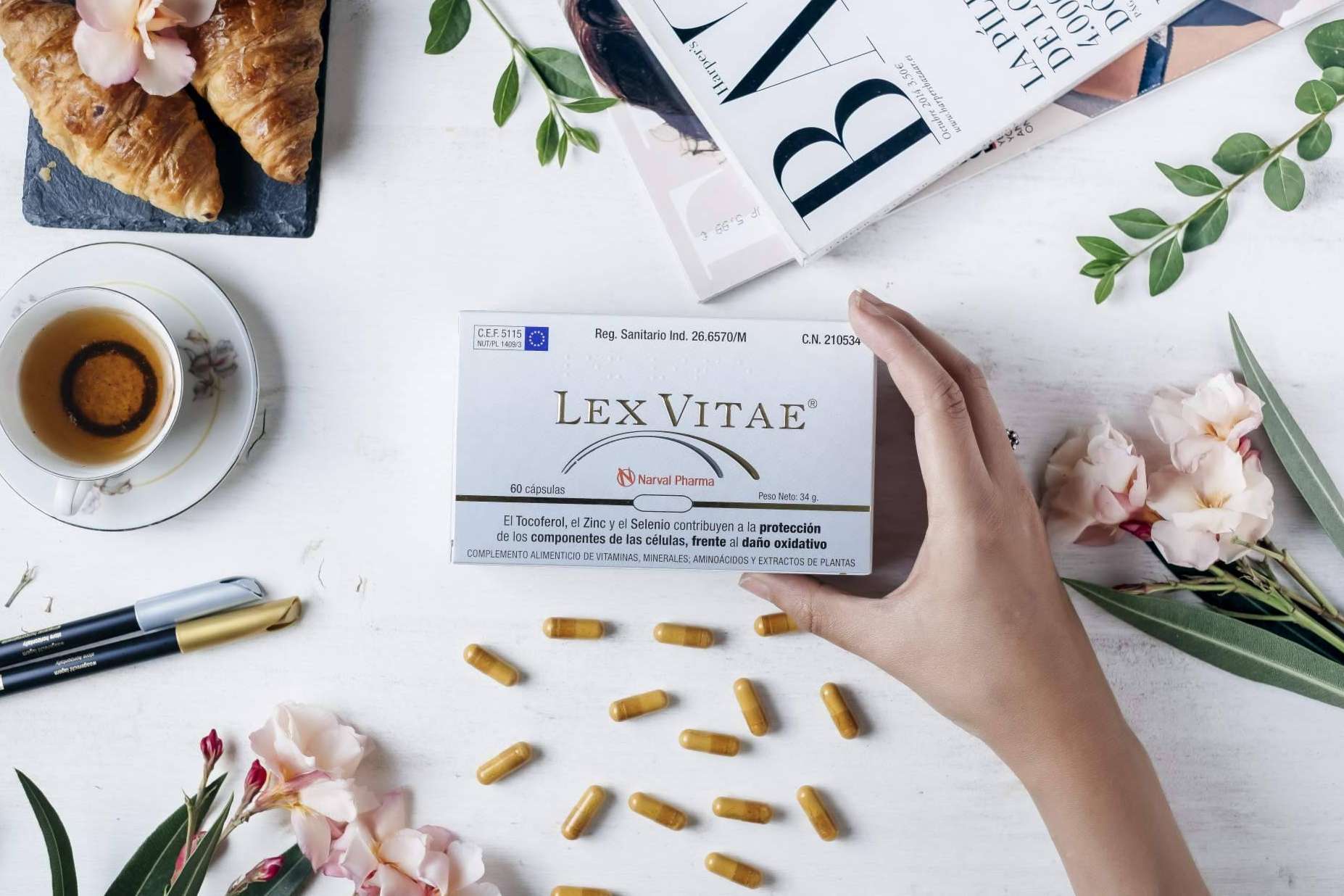 Belleza y bienestar con las cápsulas antioxidantes Lex Vitae