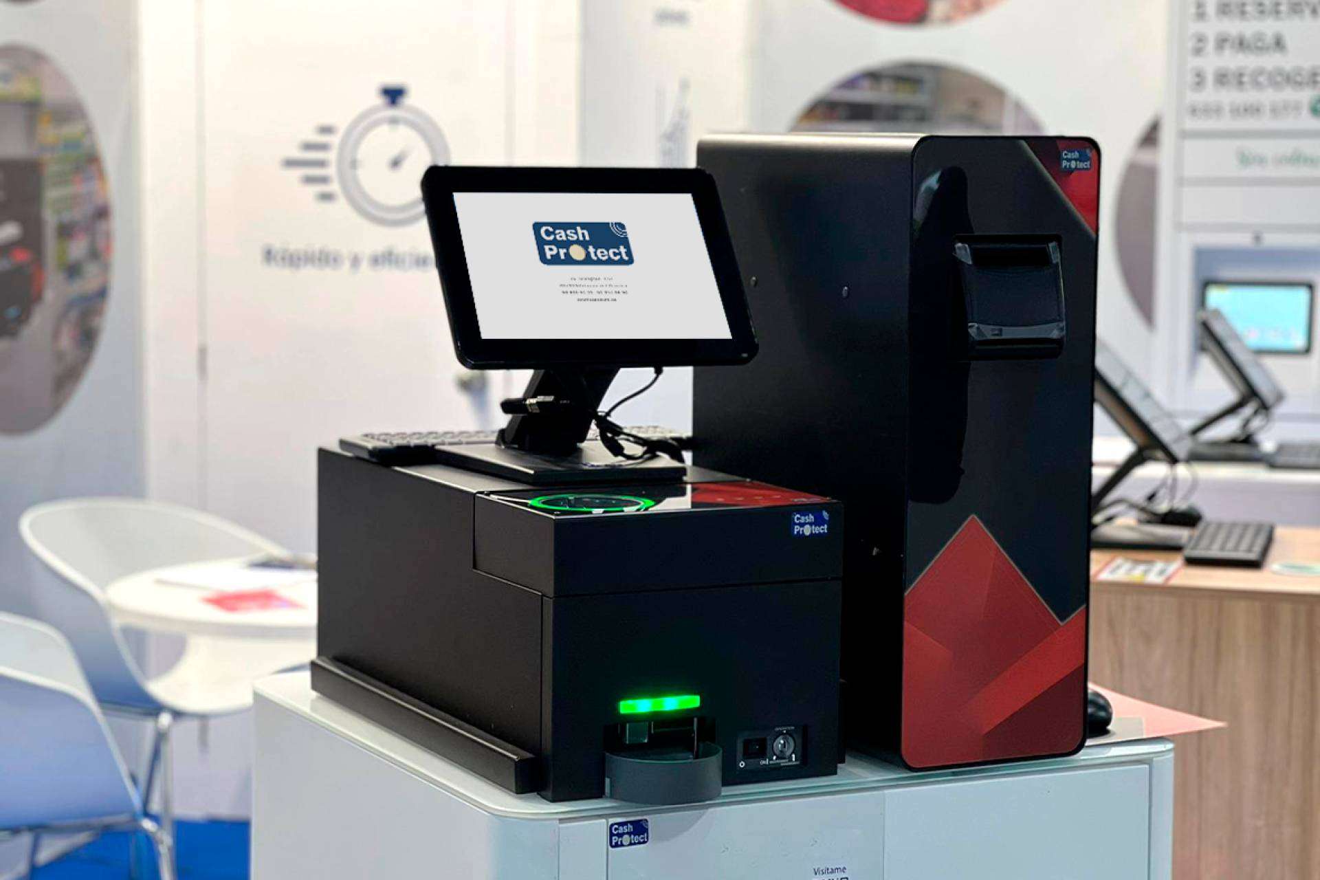 Las máquinas de cobro automático de CashProtect son ideales para locales comerciales modernos