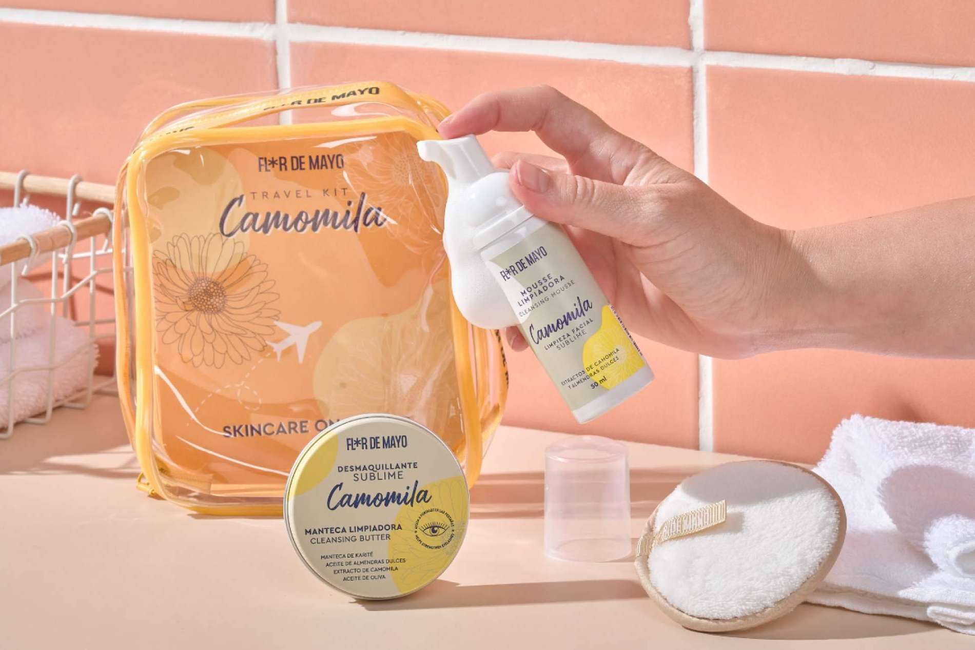 Nuevo travel kit de camomila de Flor de Mayo, una solución para mantener la piel radiante en los viajes