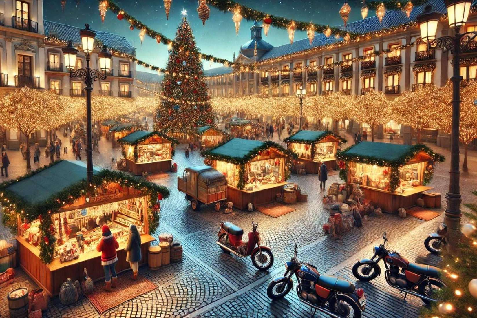 Algunos de los mercados de Navidad más espectaculares de España para recorrer en moto