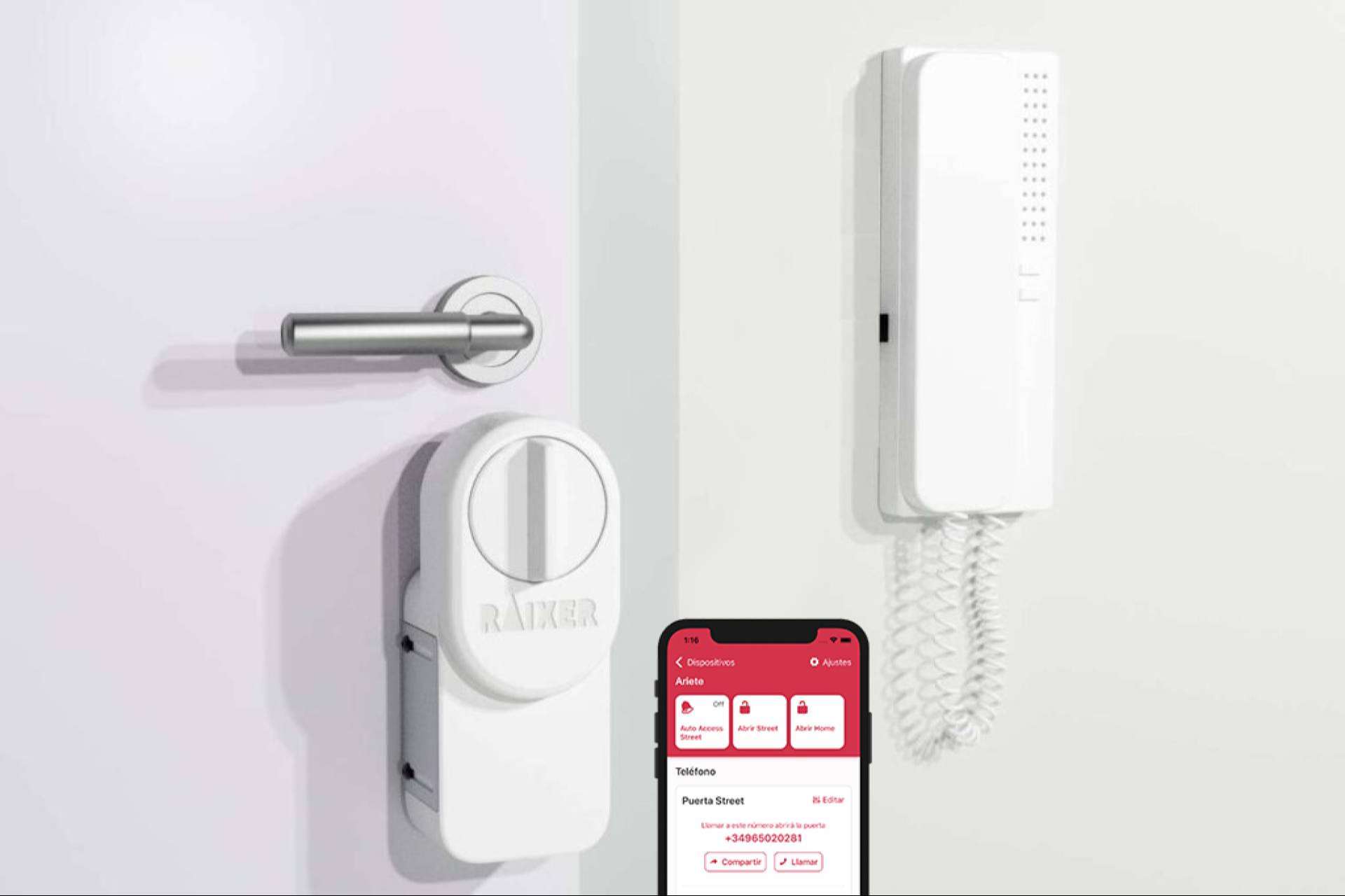 Con las cerraduras electrónicas de Raixer es posible disfrutar de un mayor nivel de seguridad