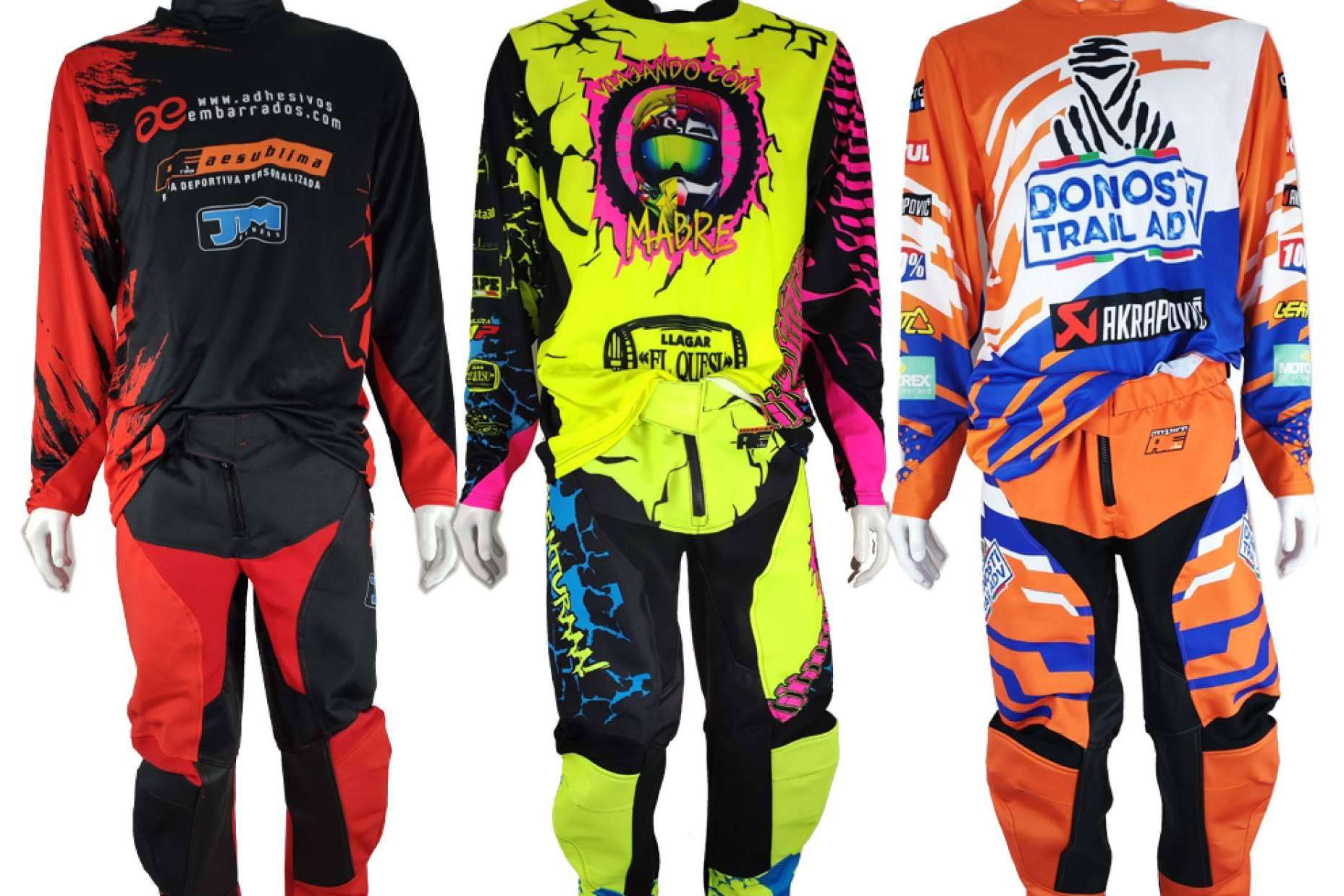 ADHESIVOSEMBARRADOS impulsa la personalización en motocross con equipaciones únicas