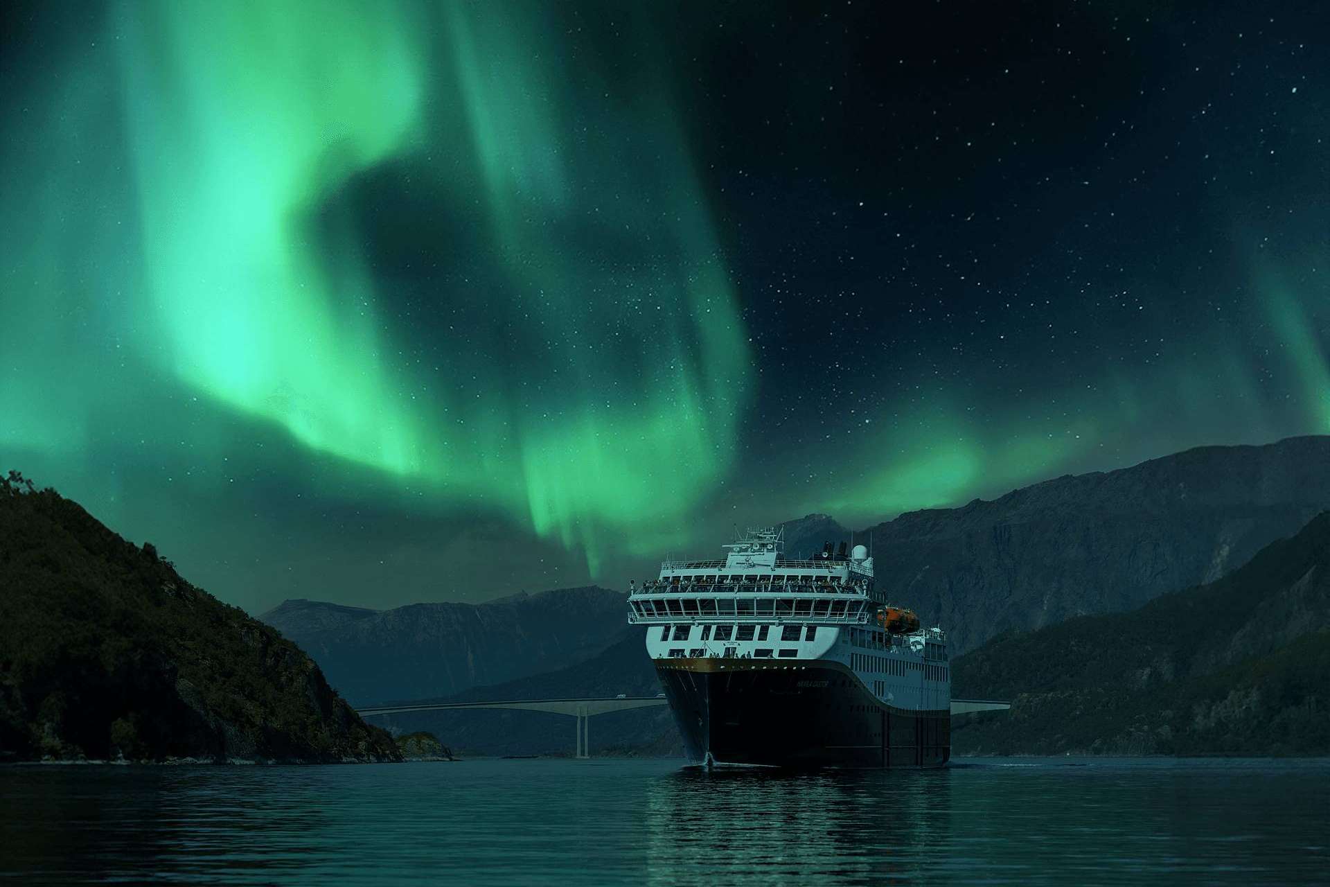 Inauguración del Havila Polaris en Hammerfest