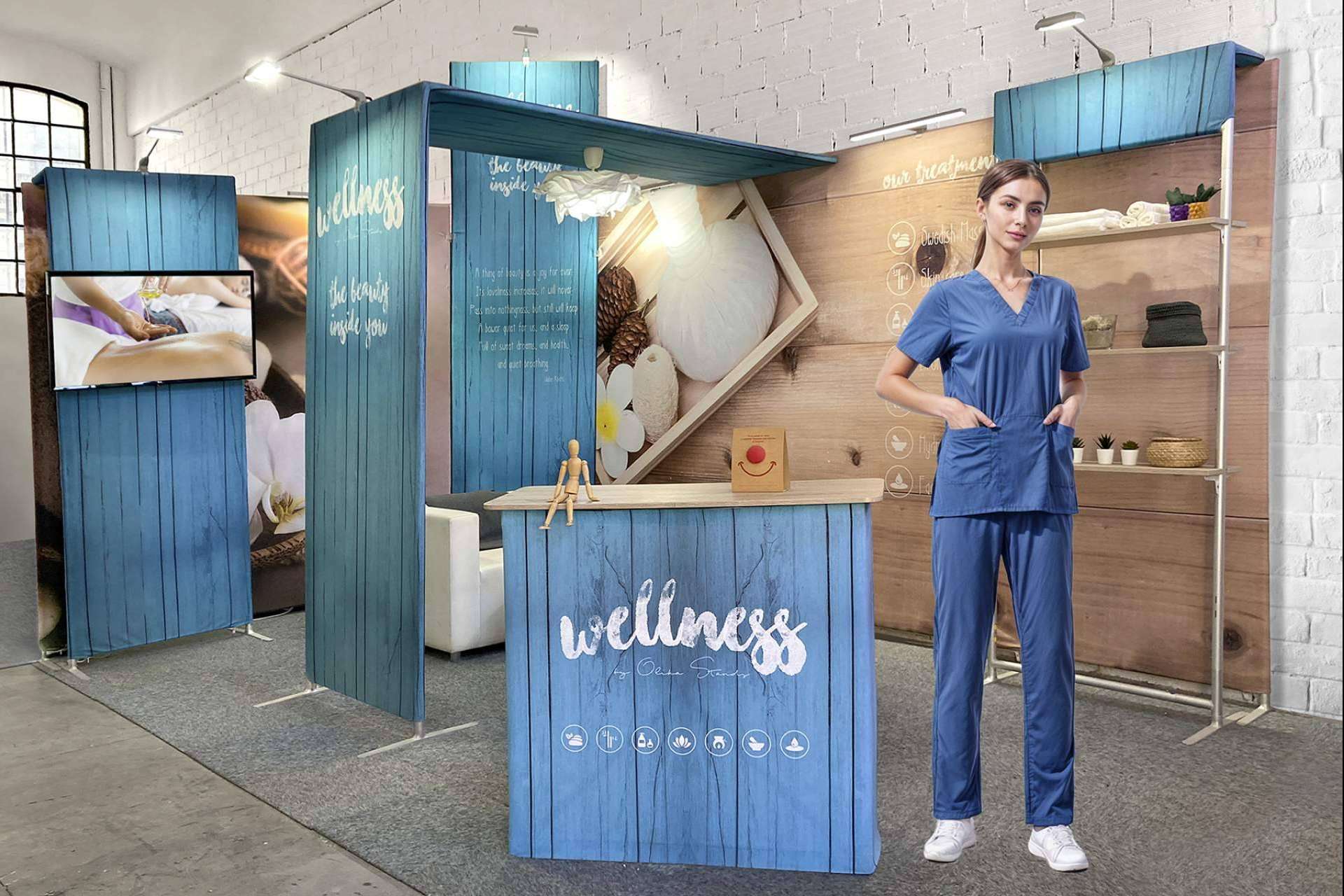 Olika diseña stands únicos para brillar en cada feria