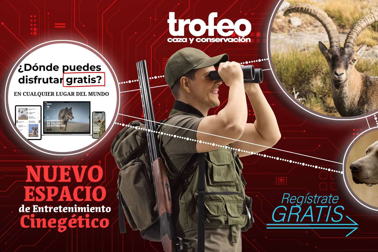Lanzamiento del rincón cinegético digital de Trofeo Caza para expertos y nuevos aficionados