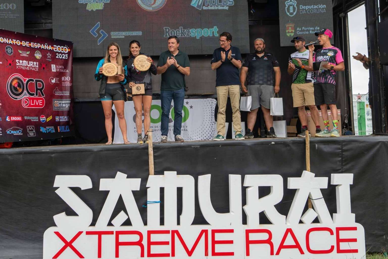 Edu Esteban y Jessica Velasco se proclaman Campeones de España en la Samurai Xtreme Race de As Pontes de García Rodríguez
