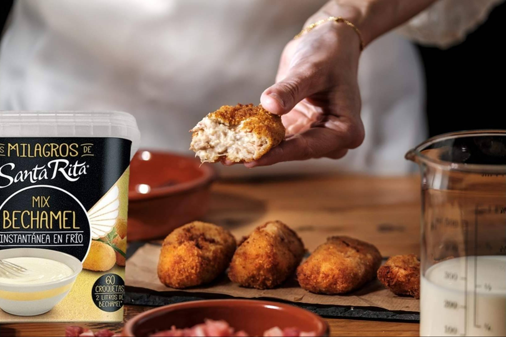 Croquetas caseras listas en 15 minutos con Santa Rita Harinas