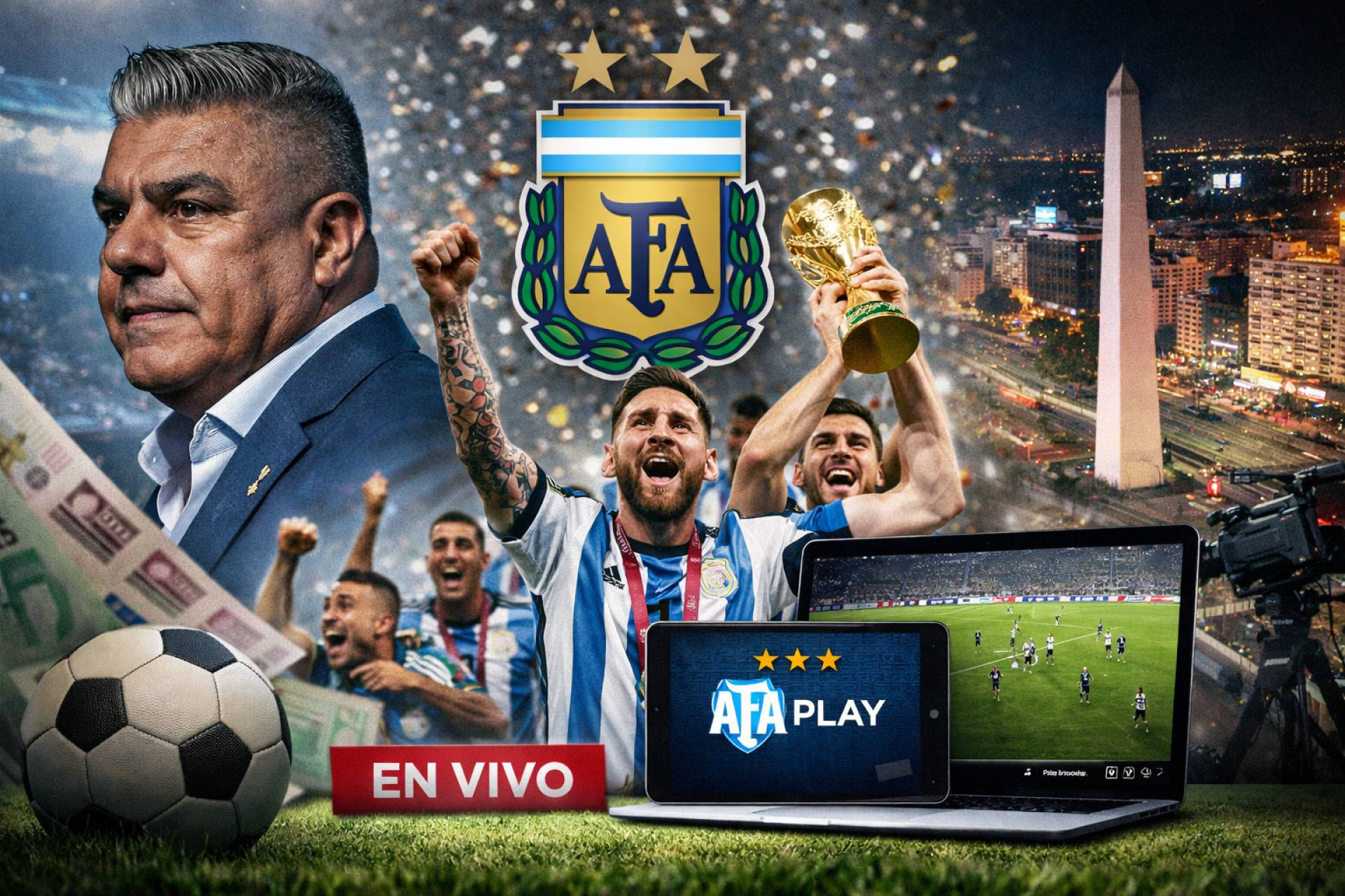 AFA Play y el giro de poder en el fútbol argentino